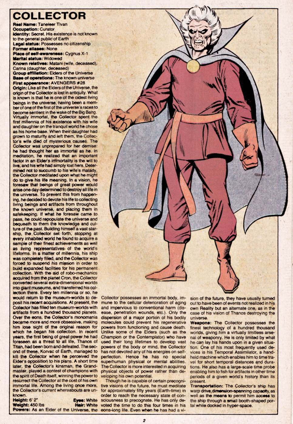 Read online The Official Handbook of the Marvel Universe comic -  Issue #3 - 3