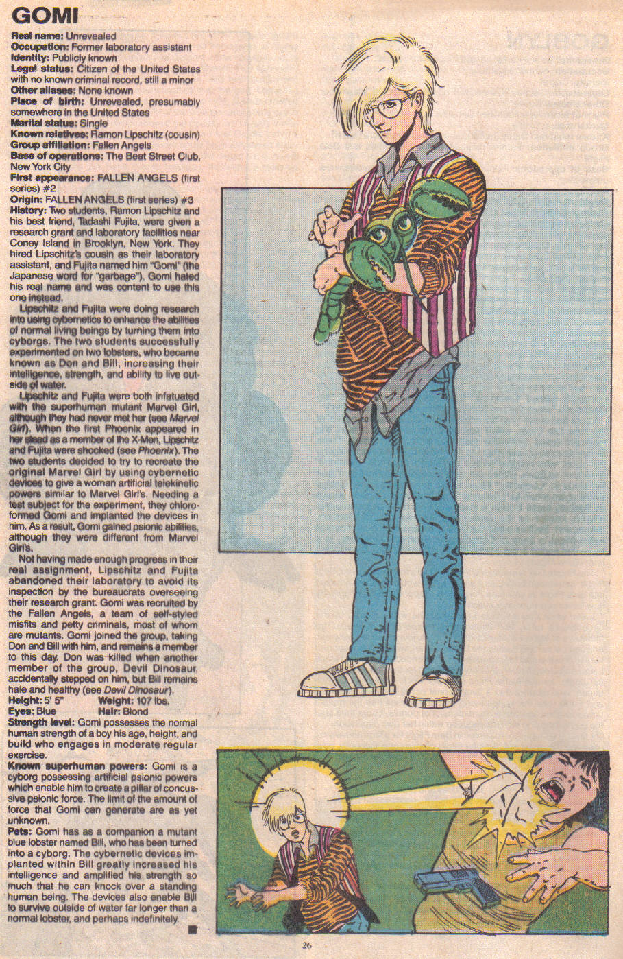 The Official Handbook of the Marvel Universe: Update '89 issue 3 - Page 28