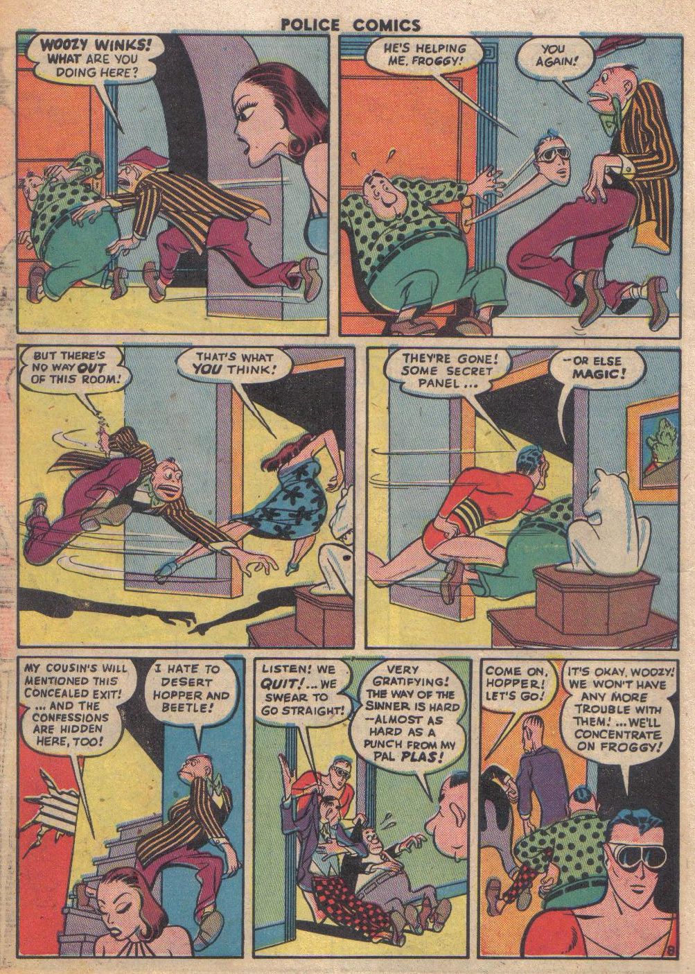 Read online Police Comics comic -  Issue #35 - 11