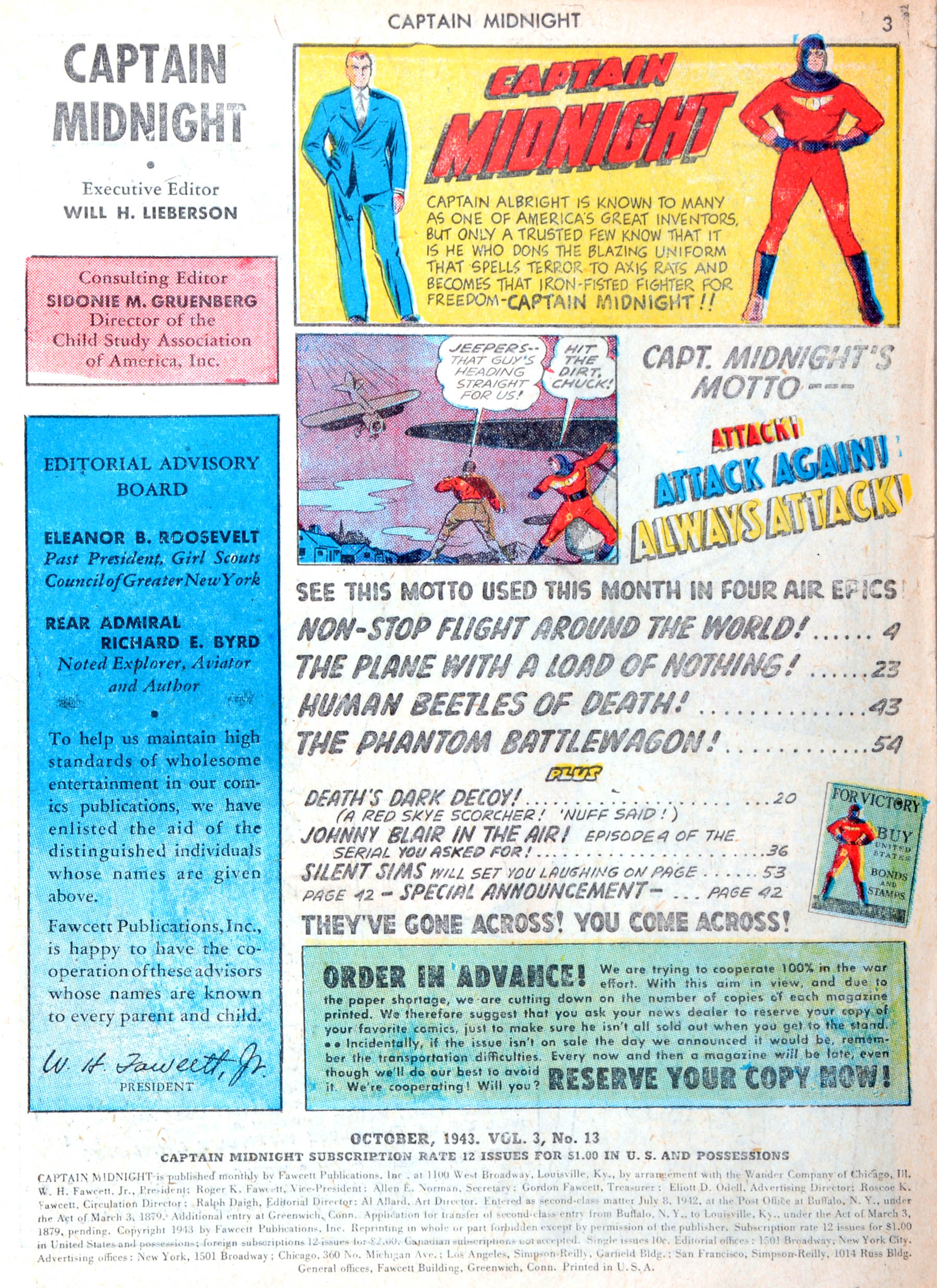Read online Captain Midnight (1942) comic -  Issue #13 - 3