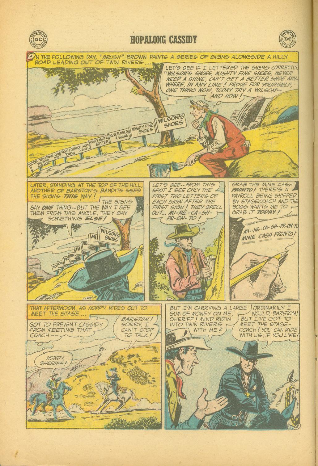 Read online Hopalong Cassidy comic -  Issue #105 - 6