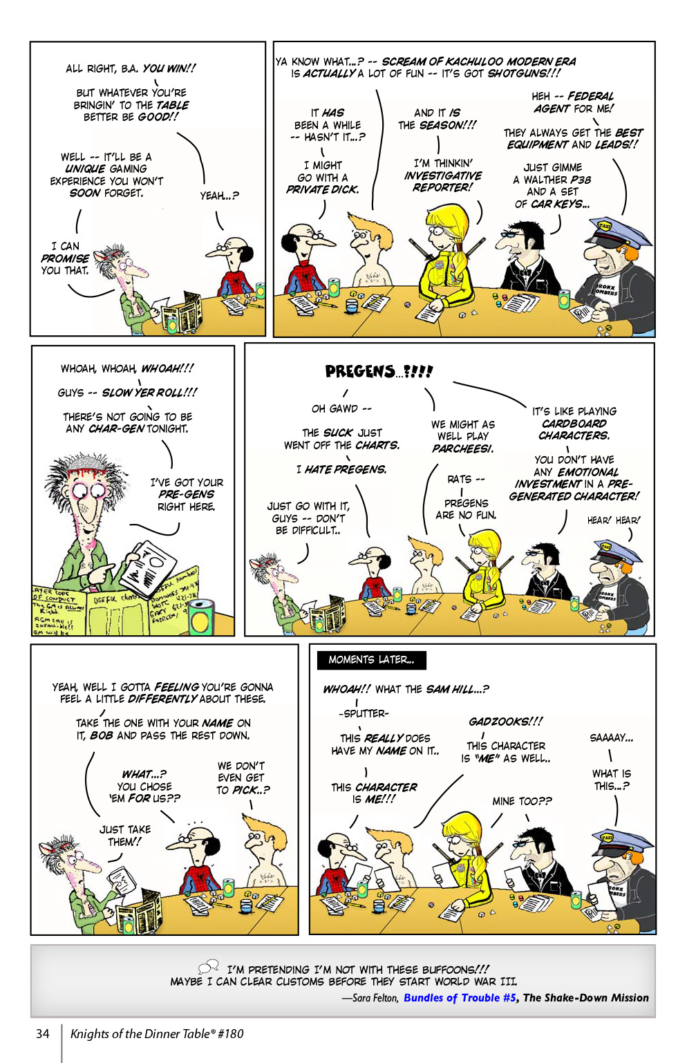 Read online Knights of the Dinner Table comic -  Issue #180 - 36