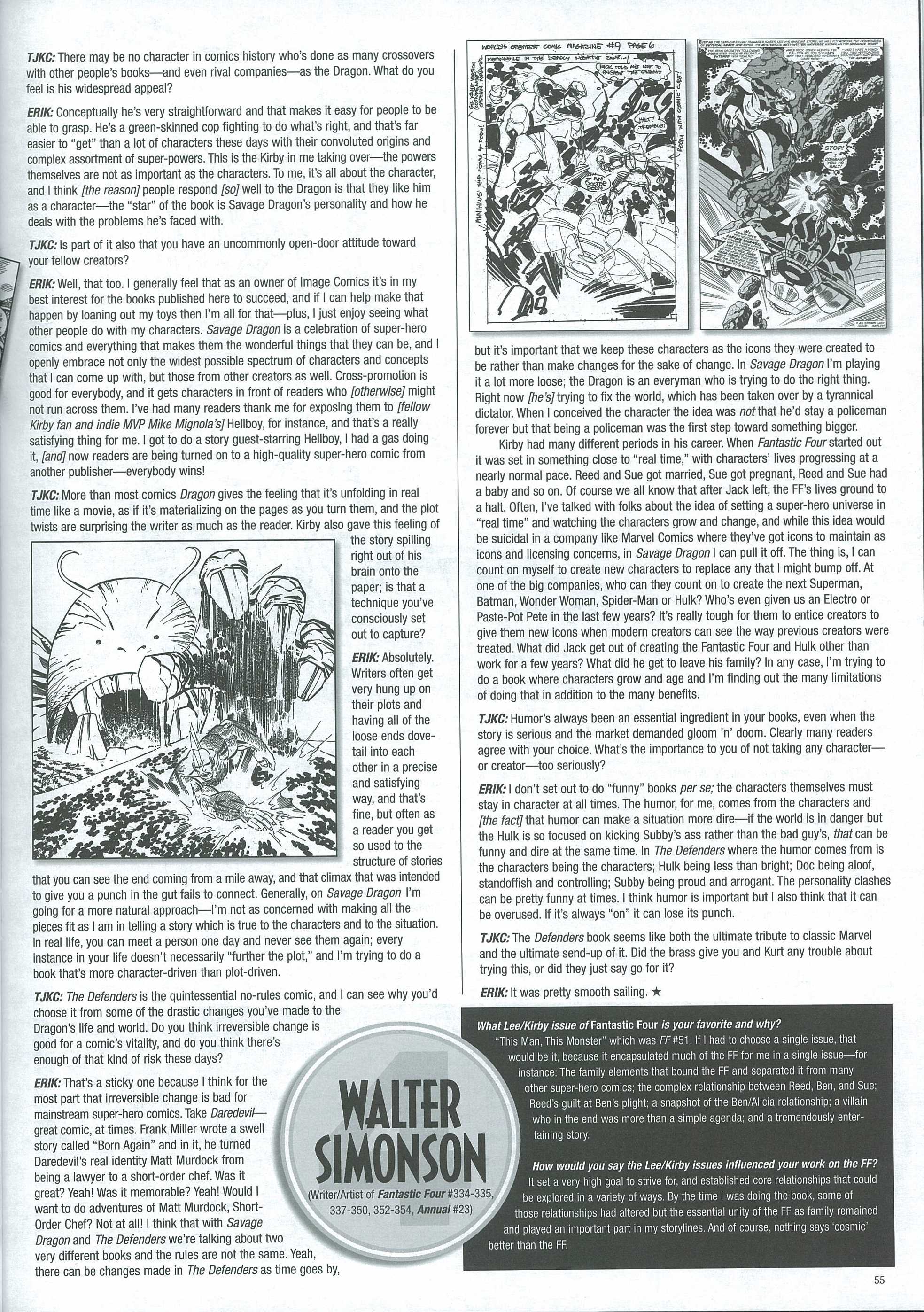 Read online The Jack Kirby Collector comic -  Issue #33 - 57