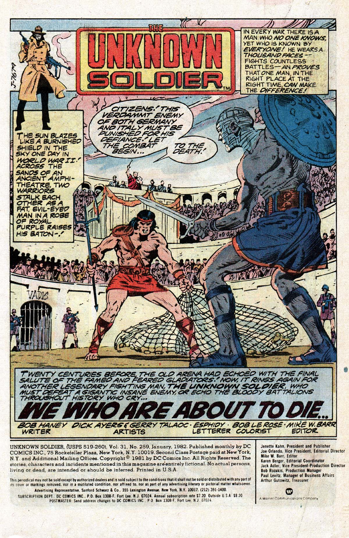 Read online Unknown Soldier (1977) comic -  Issue #259 - 3