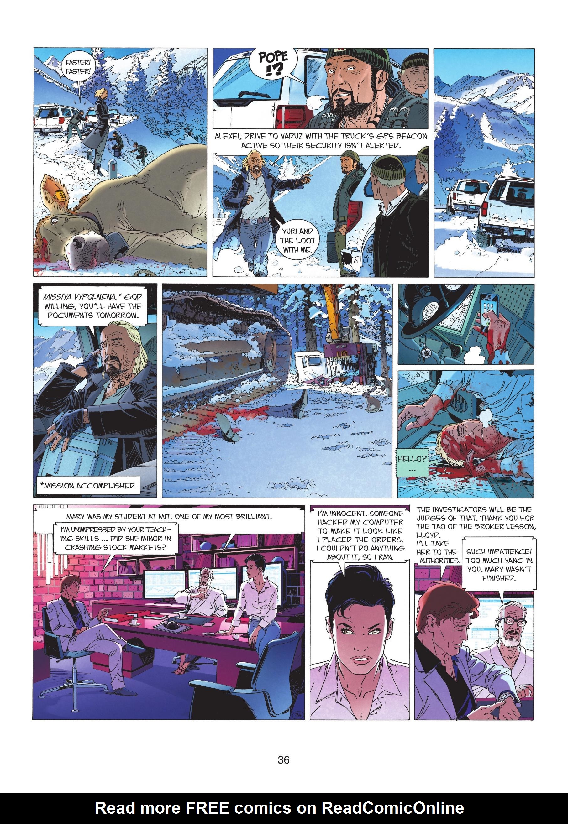 Read online Largo Winch comic -  Issue # TPB 17 - 38