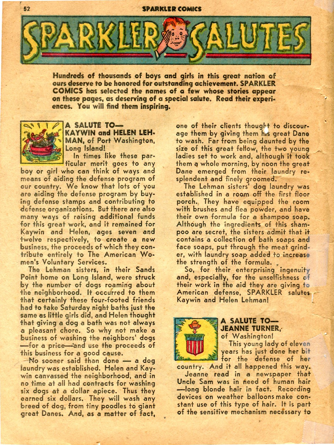 Read online Sparkler Comics comic -  Issue #4 - 53