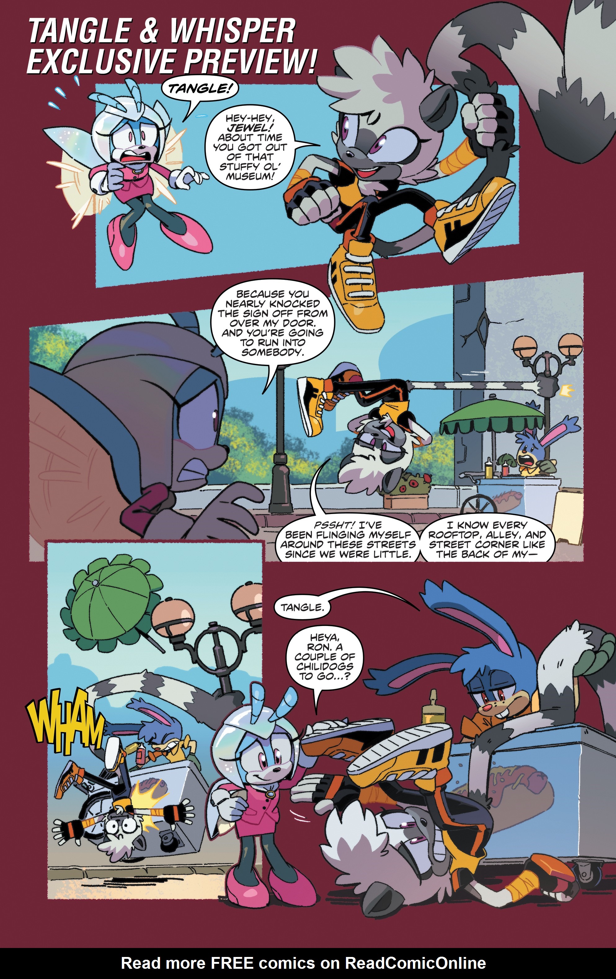 Read online Sonic the Hedgehog: Tangle & Whisper comic -  Issue #0 - 3