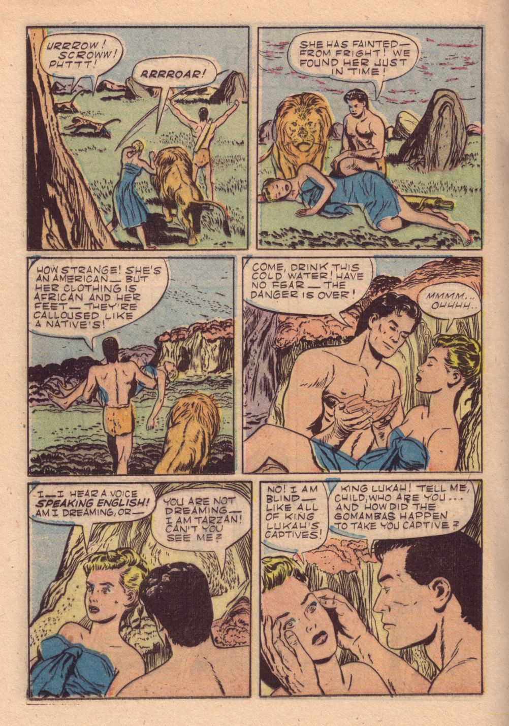 Read online Tarzan (1948) comic -  Issue #25 - 28