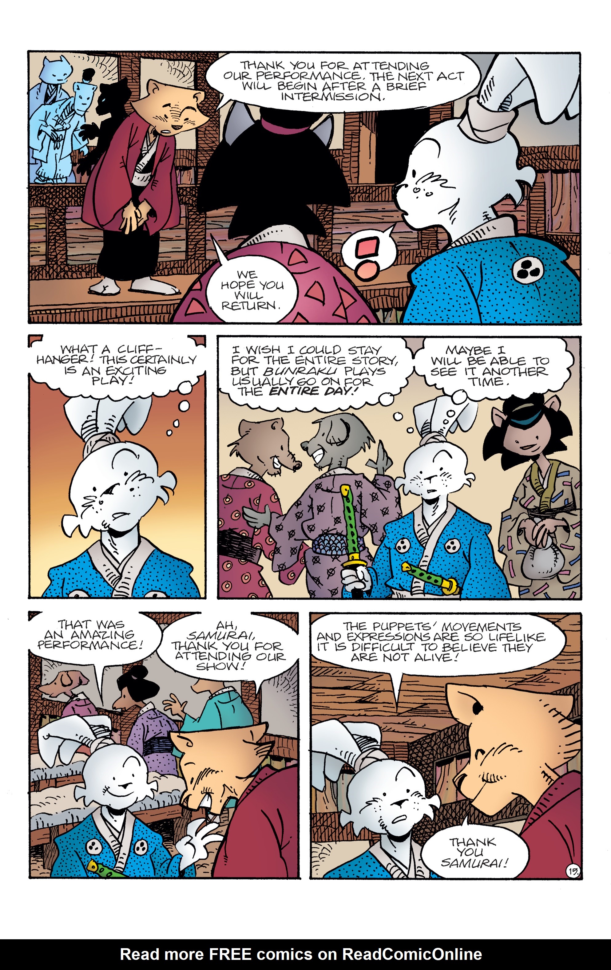 Read online Usagi Yojimbo (2019) comic -  Issue #1 - 16