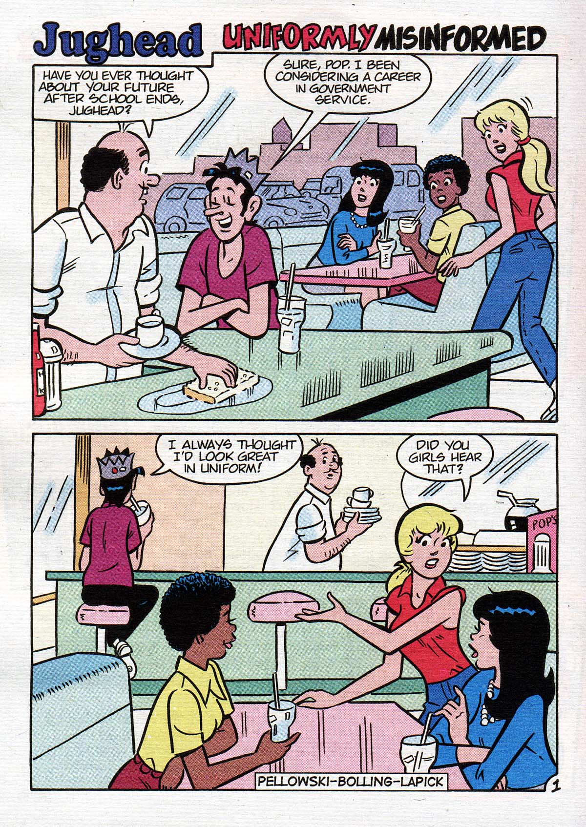 Read online Jughead's Double Digest Magazine comic -  Issue #102 - 189