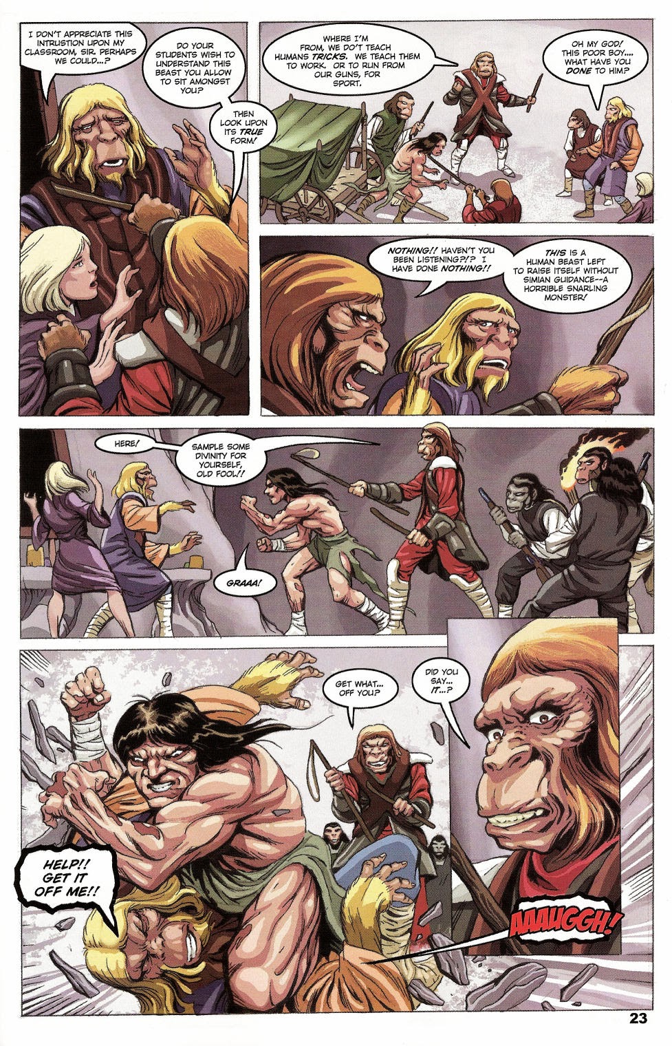 Read online Revolution on the Planet of the Apes comic -  Issue #5 - 24