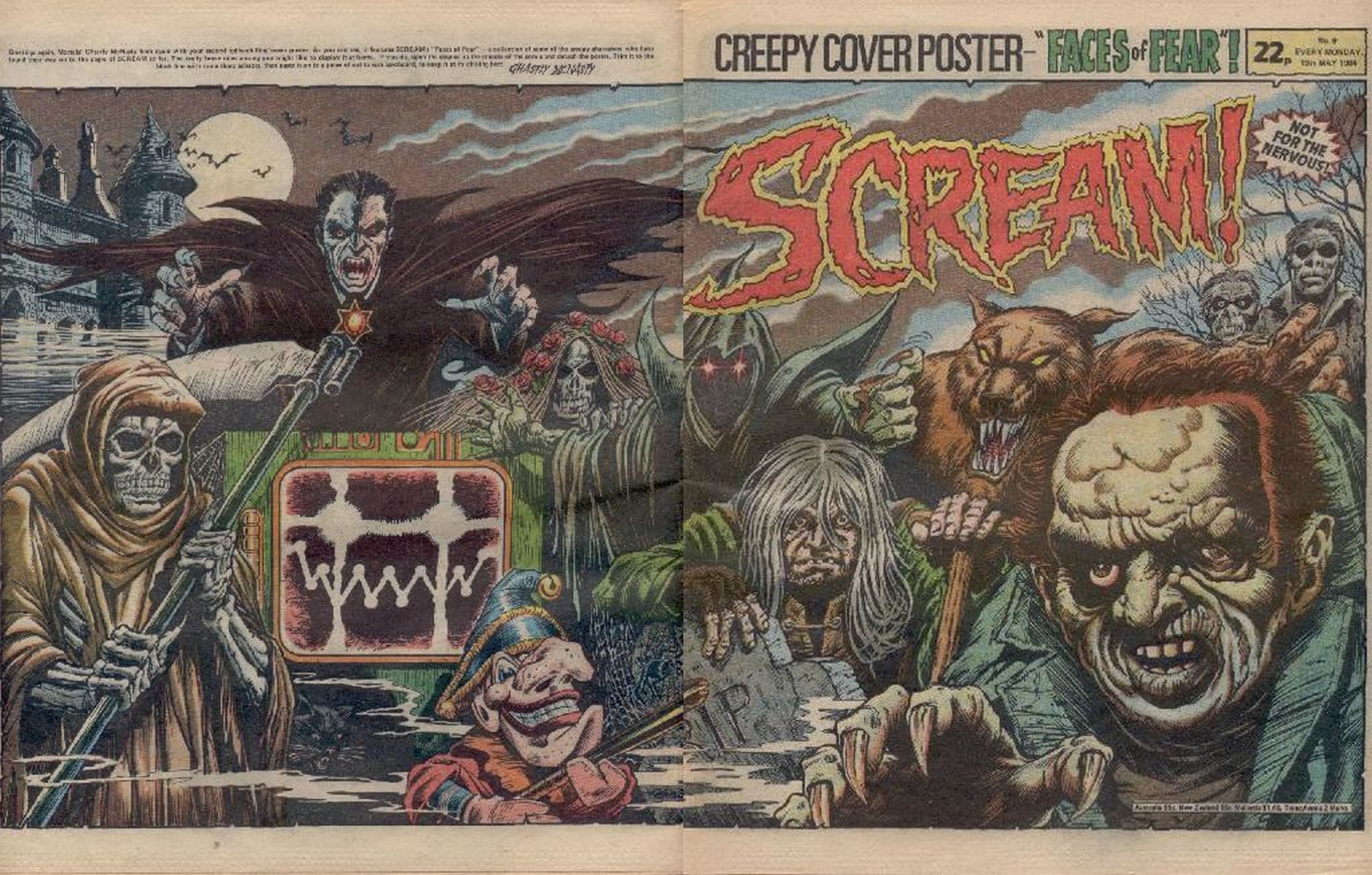 Read online Scream! (1984) comic -  Issue #9 - 1