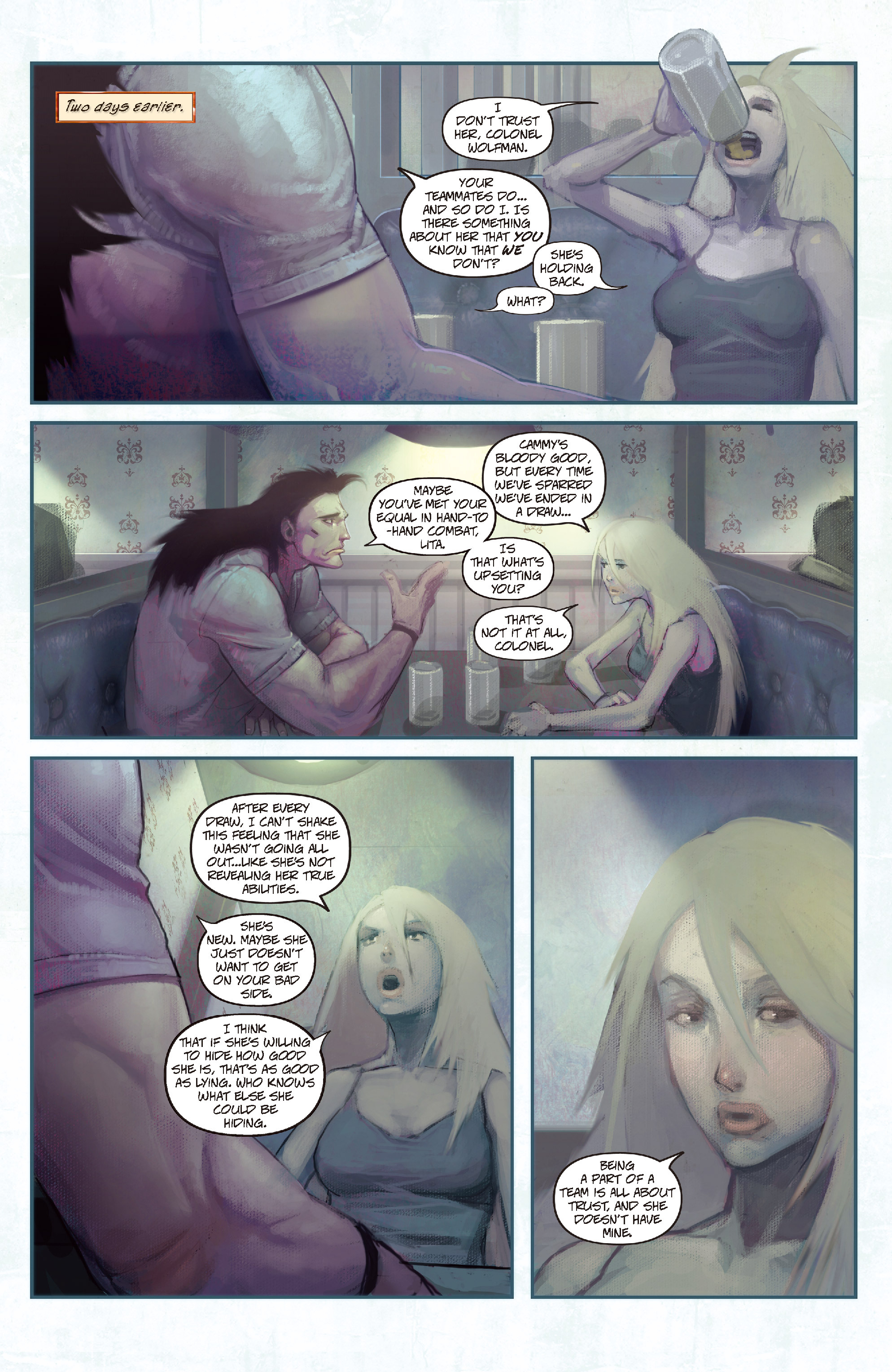 Read online Street Fighter II comic -  Issue #4 - 23