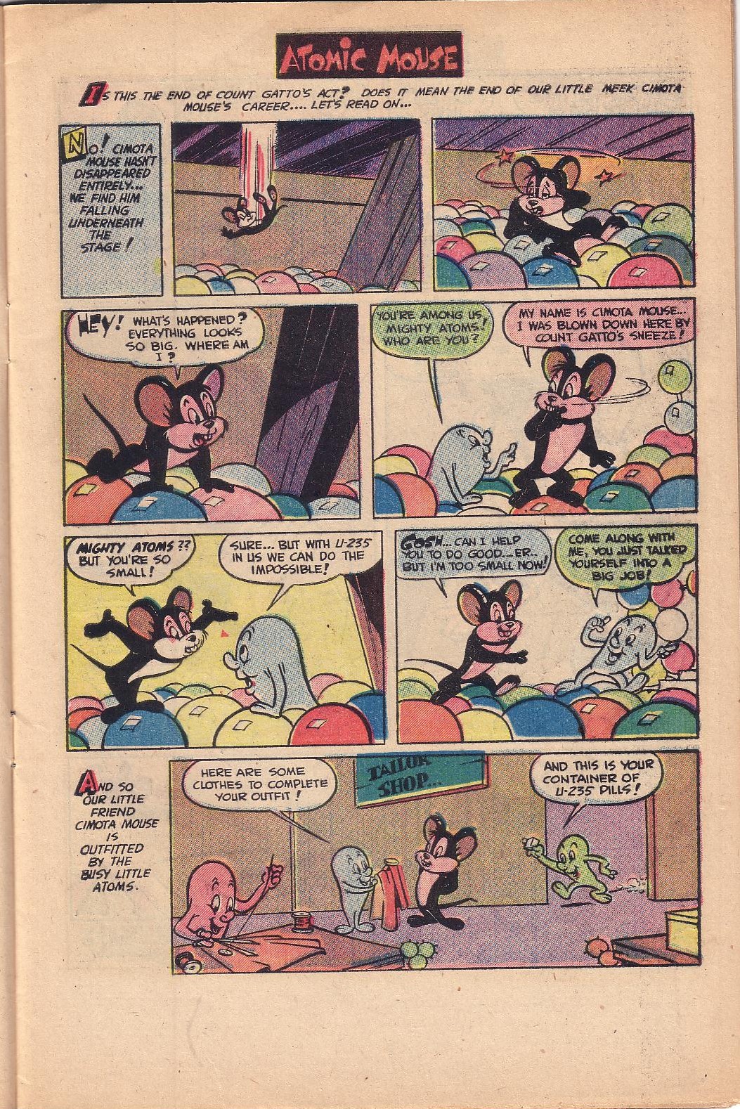 Read online Atomic Mouse comic -  Issue #1 - 8