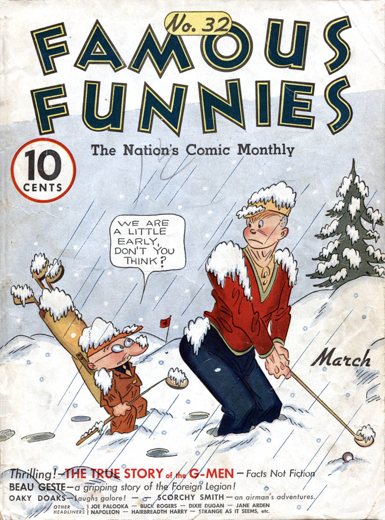 Read online Famous Funnies comic -  Issue #32 - 1