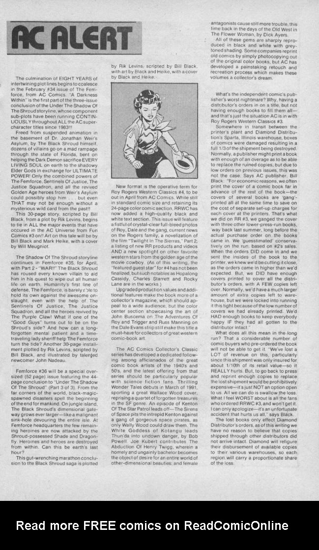 Read online Femforce comic -  Issue #32 - 22