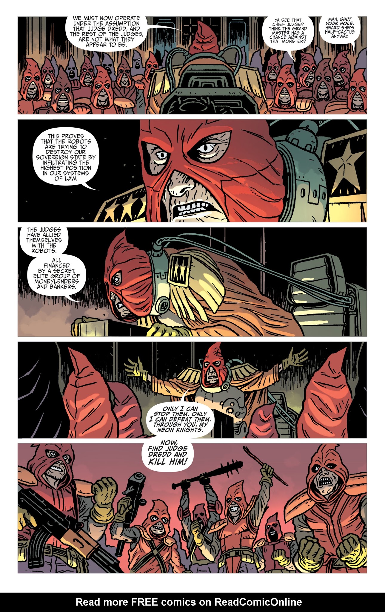 Read online Judge Dredd: The Blessed Earth comic -  Issue #6 - 7