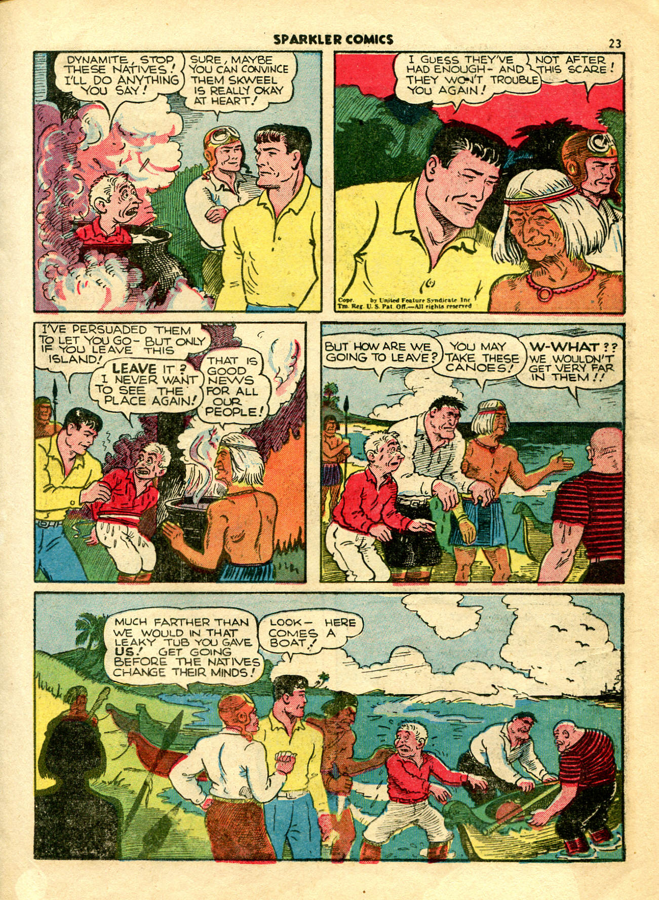 Read online Sparkler Comics comic -  Issue #5 - 24