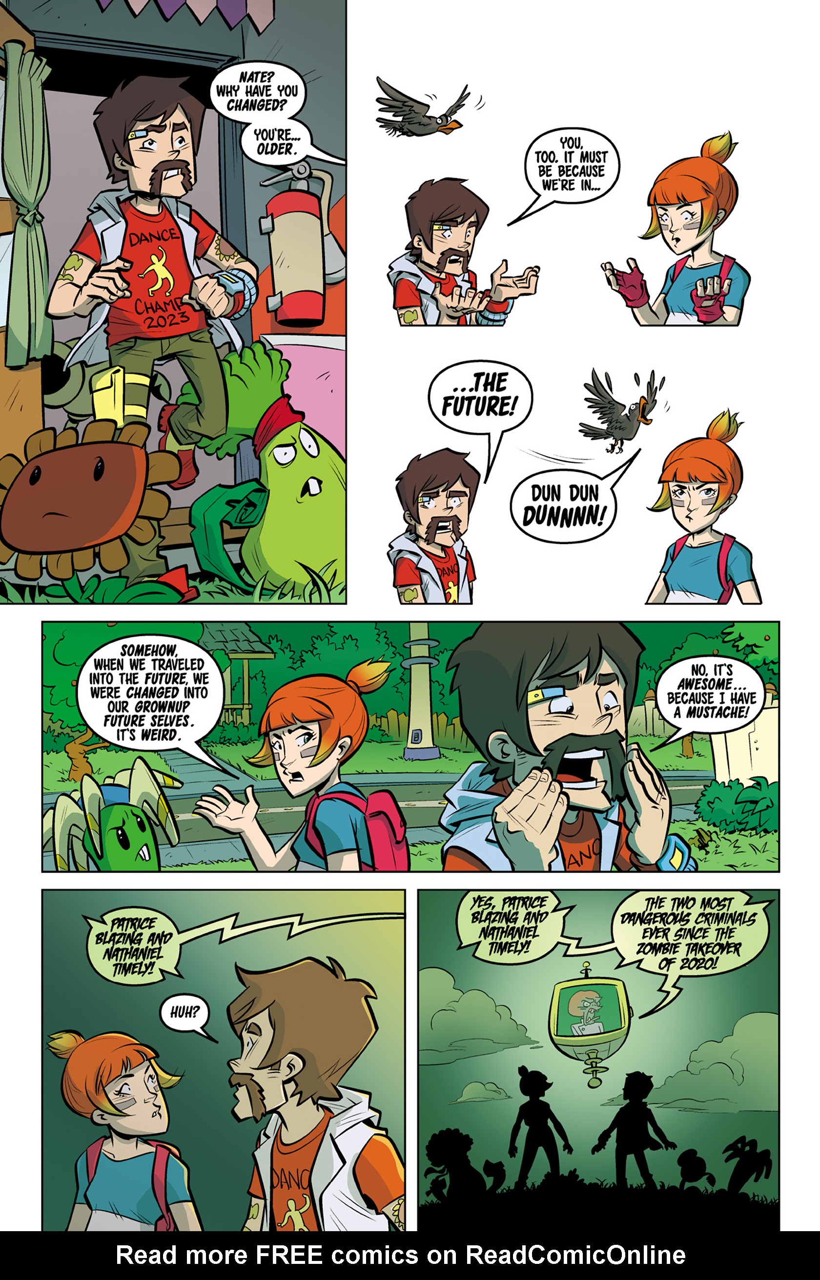 Read online Plants vs. Zombies: Timepocalypse comic -  Issue #4 - 8