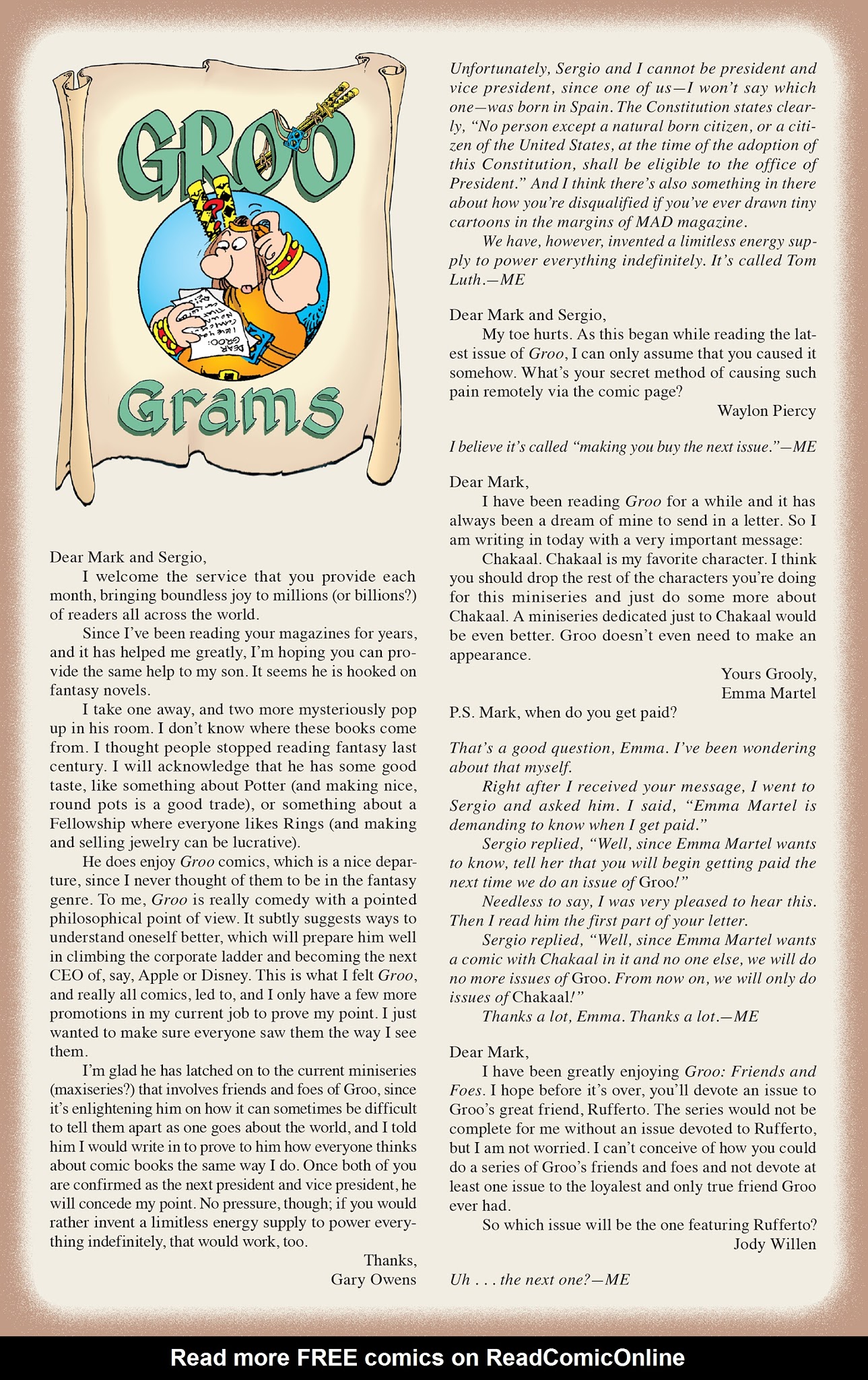 Read online Groo: Friends and Foes comic -  Issue #12 - 26