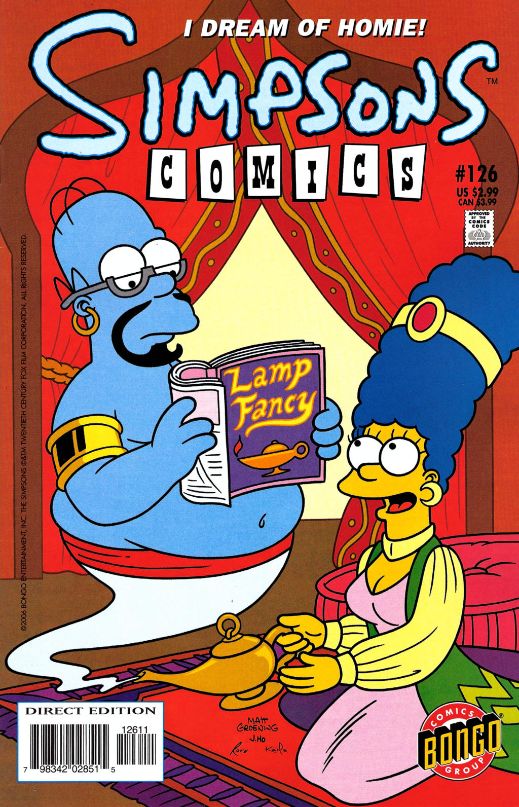 Read online Simpsons Comics comic -  Issue #126 - 1