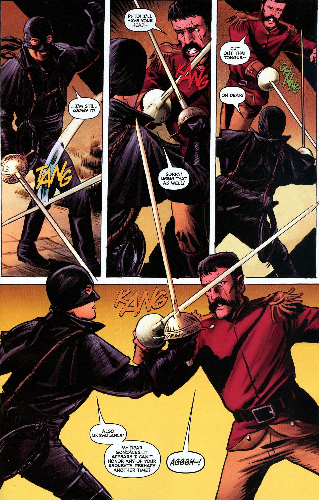 Read online Zorro (2008) comic -  Issue #8 - 15