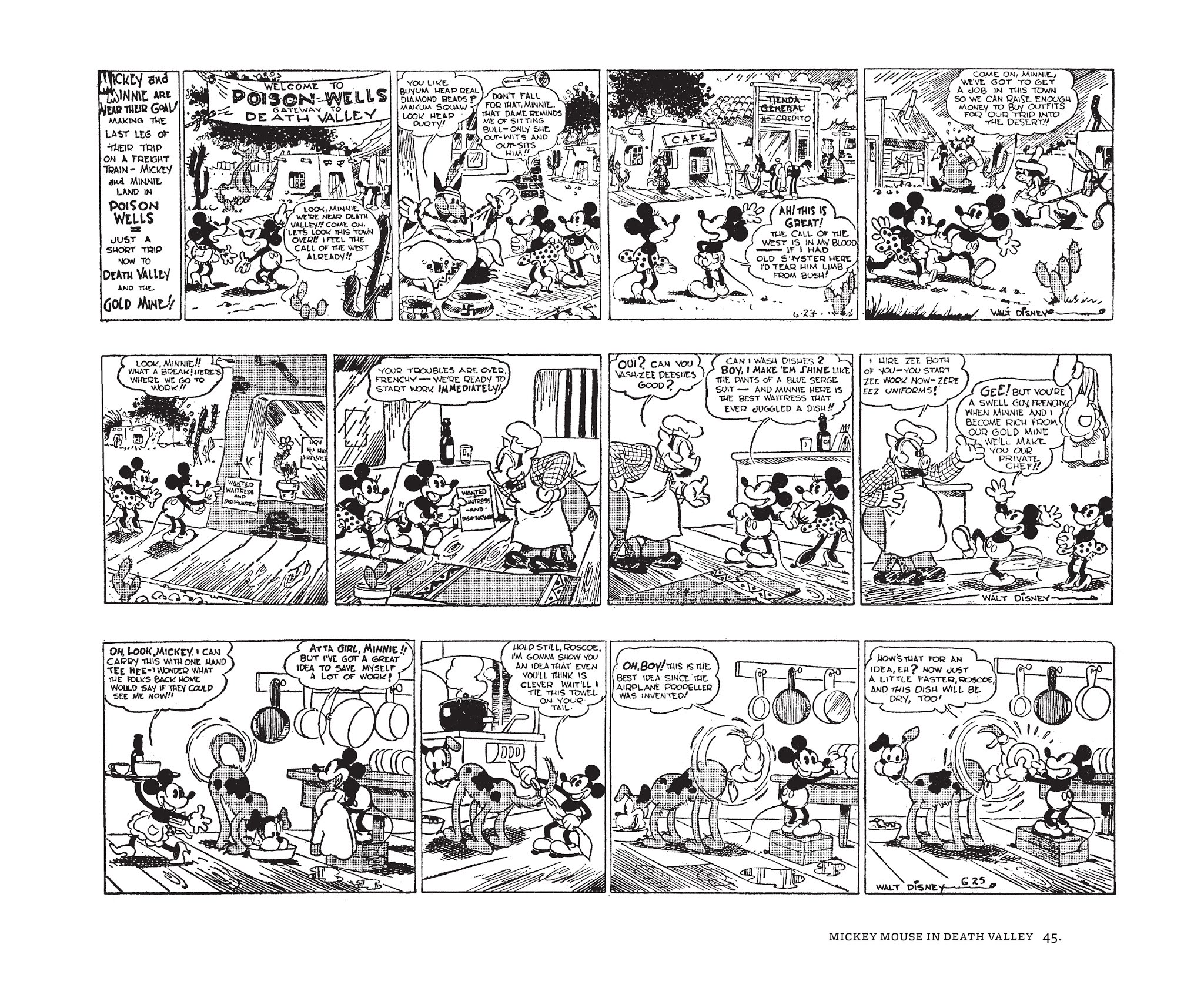 Read online Walt Disney's Mickey Mouse by Floyd Gottfredson comic -  Issue # TPB 1 (Part 1) - 45