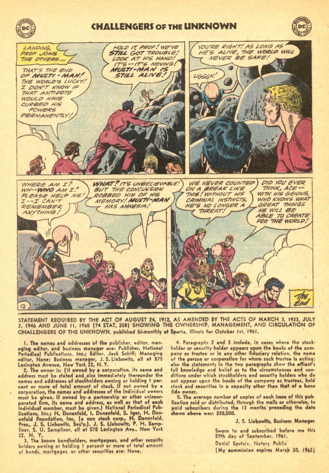 Challengers of the Unknown (1958) Issue #24 #24 - English 32
