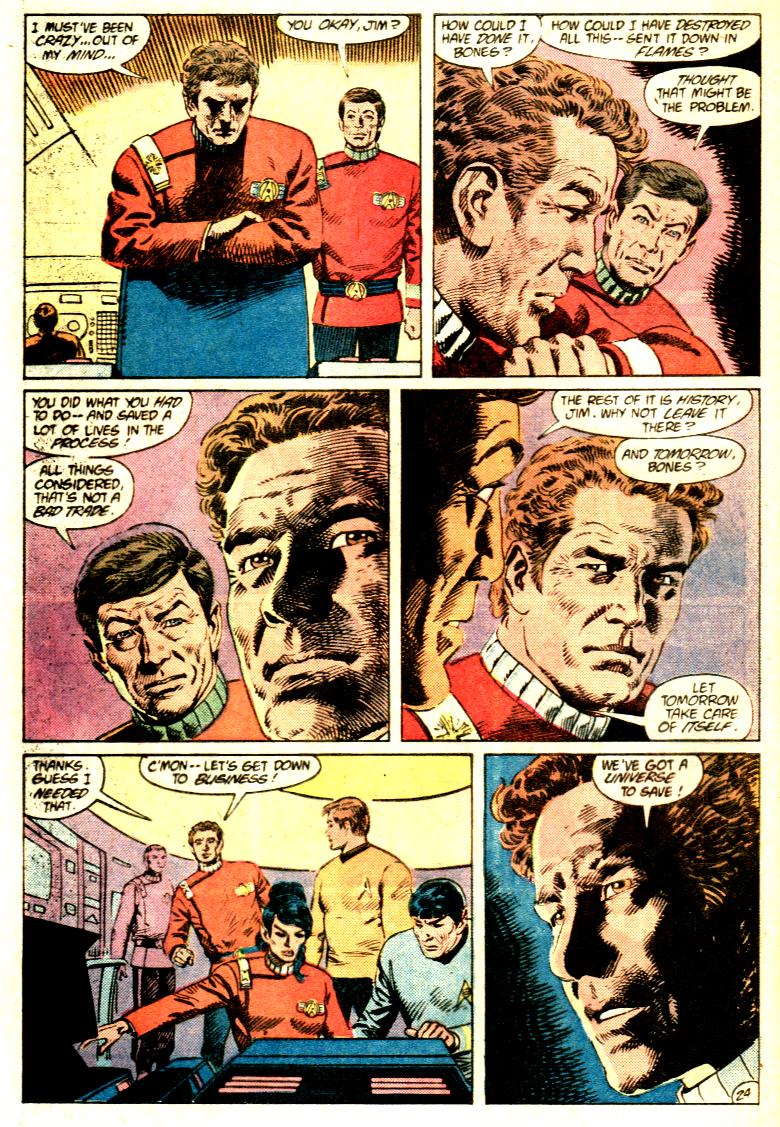 Read online Star Trek (1984) comic -  Issue #33 - 24