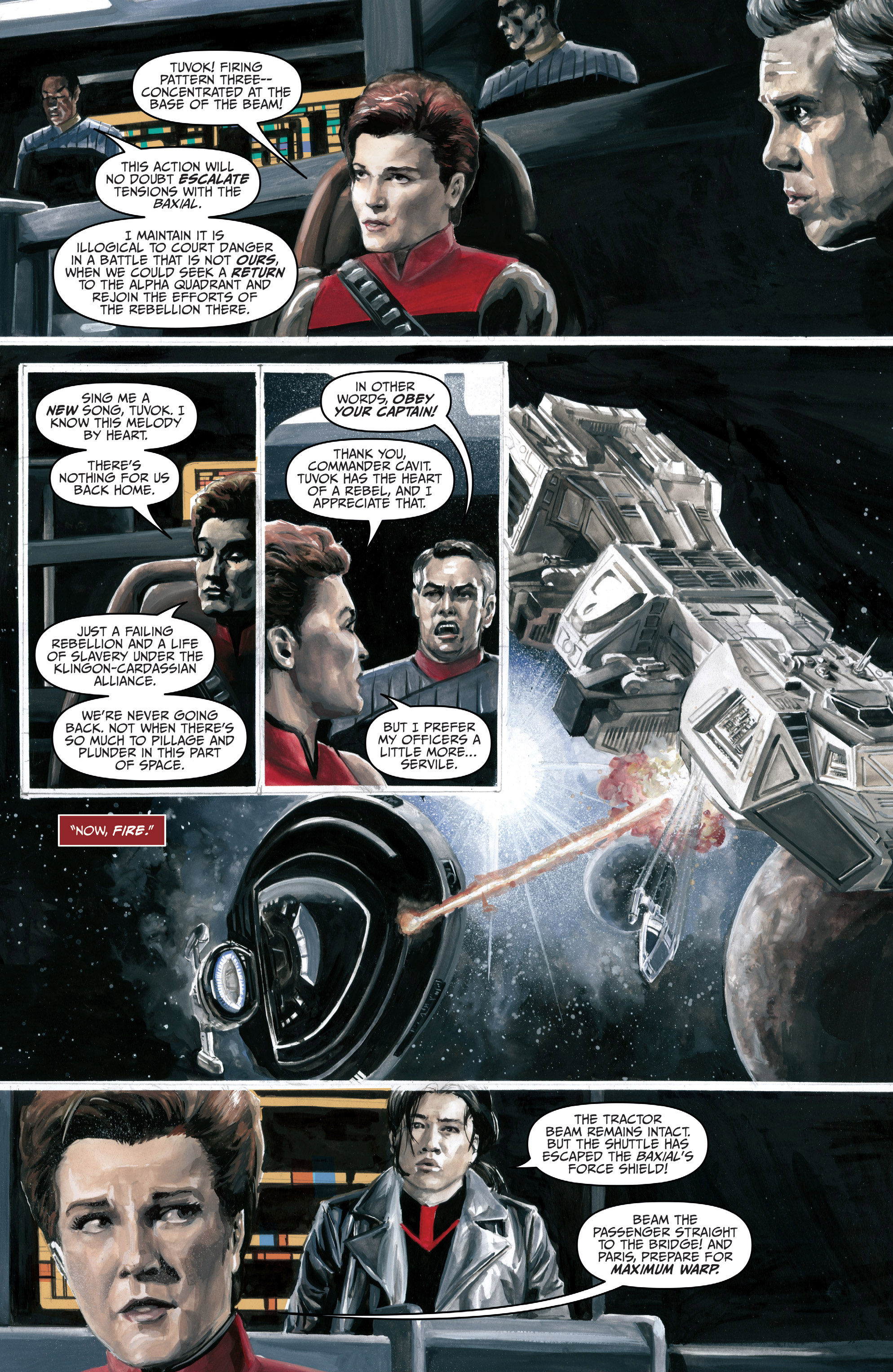 Read online Star Trek: Voyager: Mirrors and Smoke One-Shot comic -  Issue # Full - 5