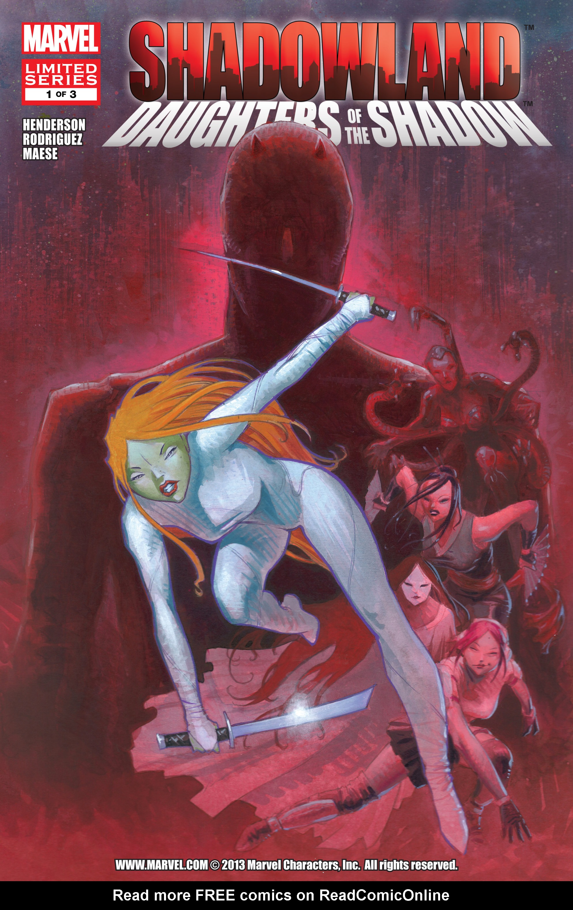 Read online Shadowland: Daughters of the Shadow comic -  Issue #1 - 1