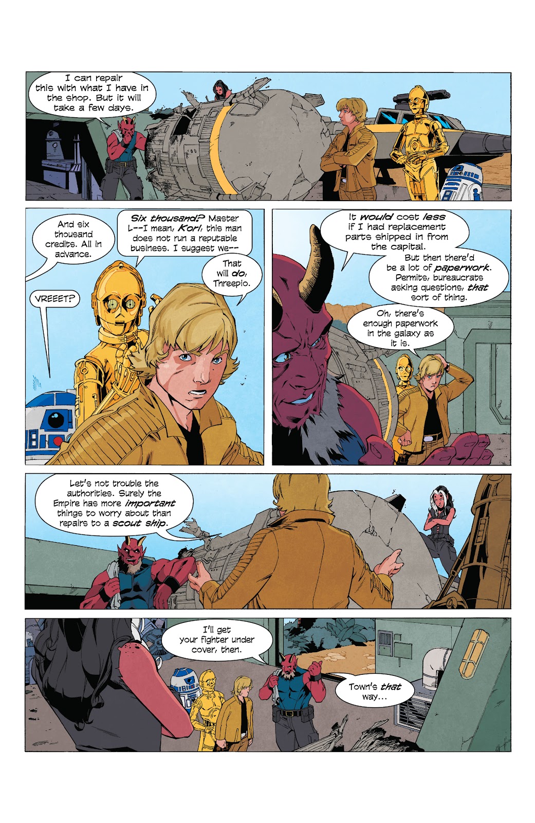 Star Wars Adventures: The Weapon of A Jedi issue 1 - Page 22