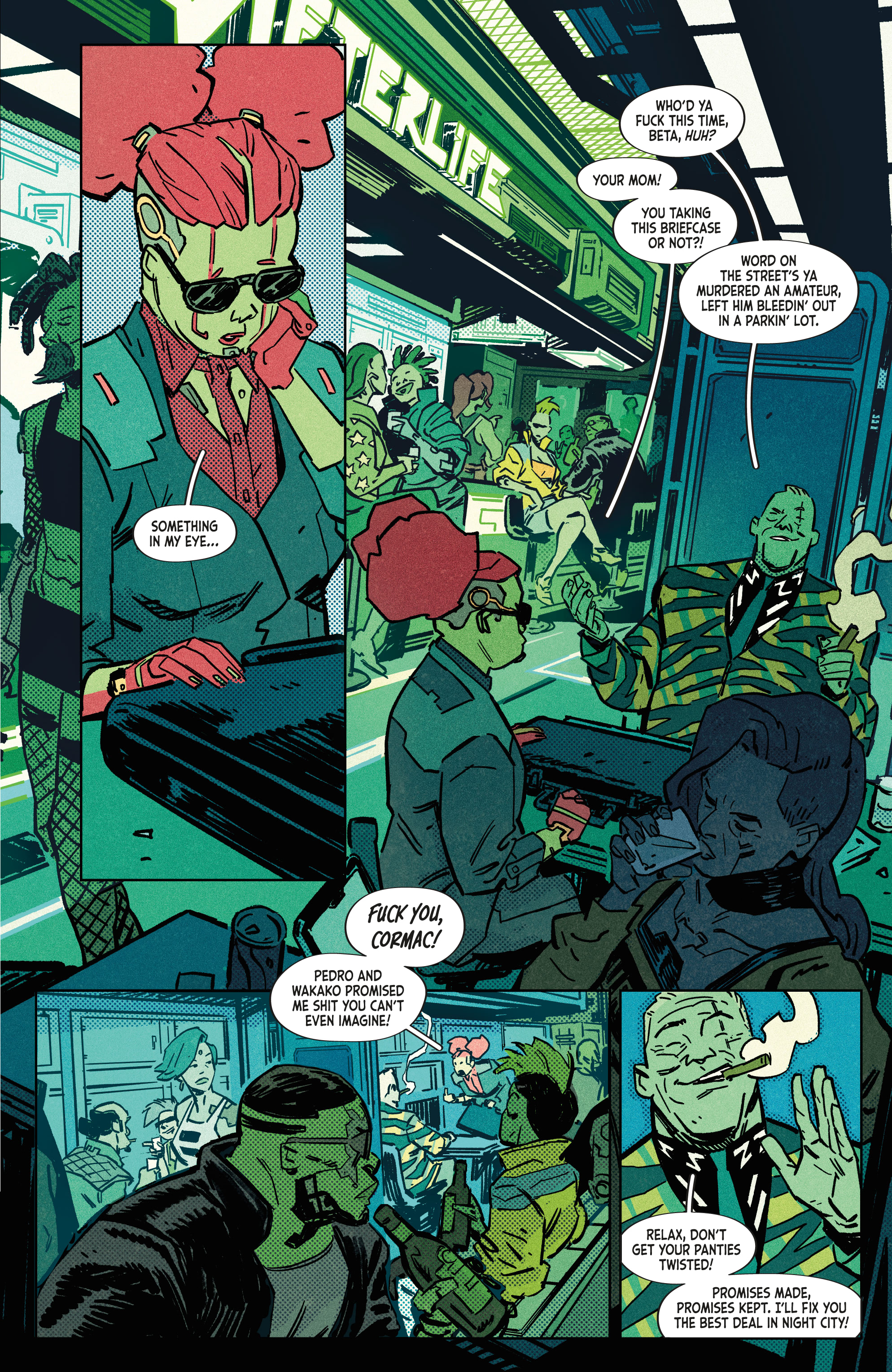 Read online Cyberpunk 2077: Blackout comic -  Issue #4 - 5