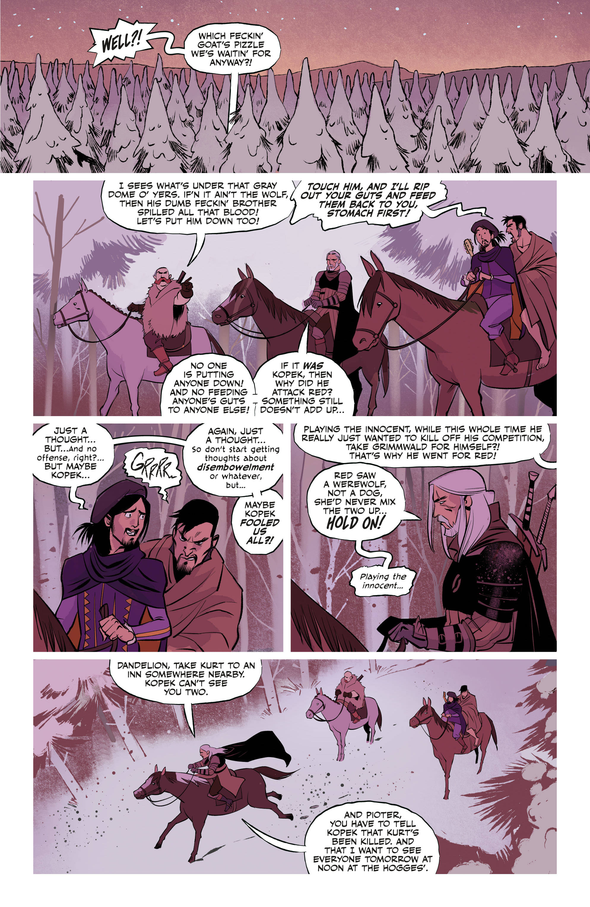 Read online The Witcher: The Ballad of Two Wolves comic -  Issue #4 - 9