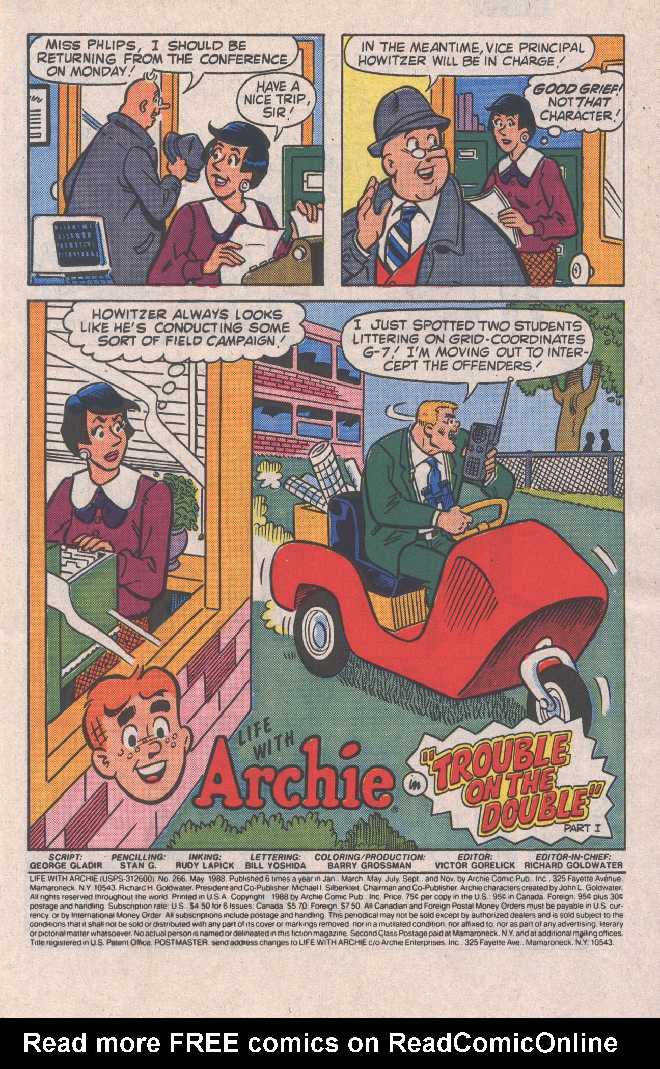 Read online Life With Archie (1958) comic -  Issue #266 - 3