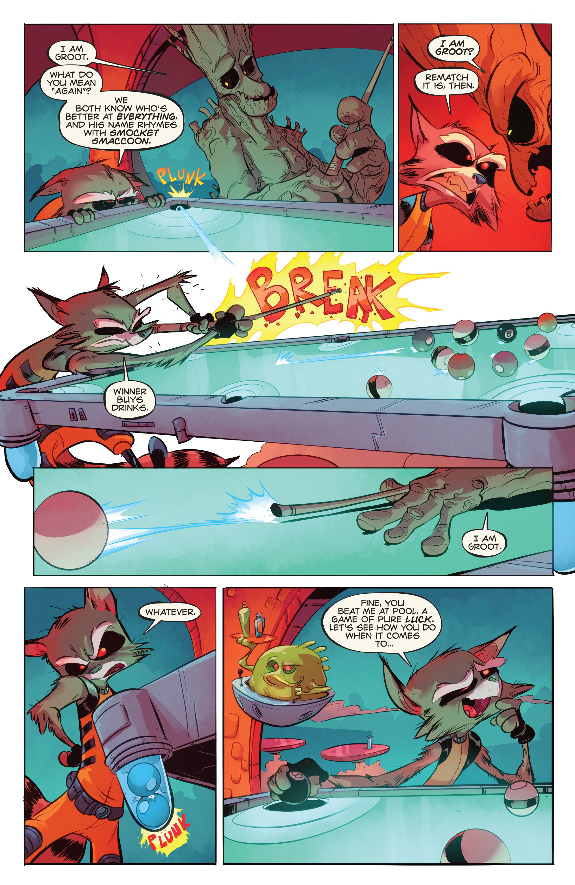 Read online Rocket Raccoon & Groot comic -  Issue #6 - 4