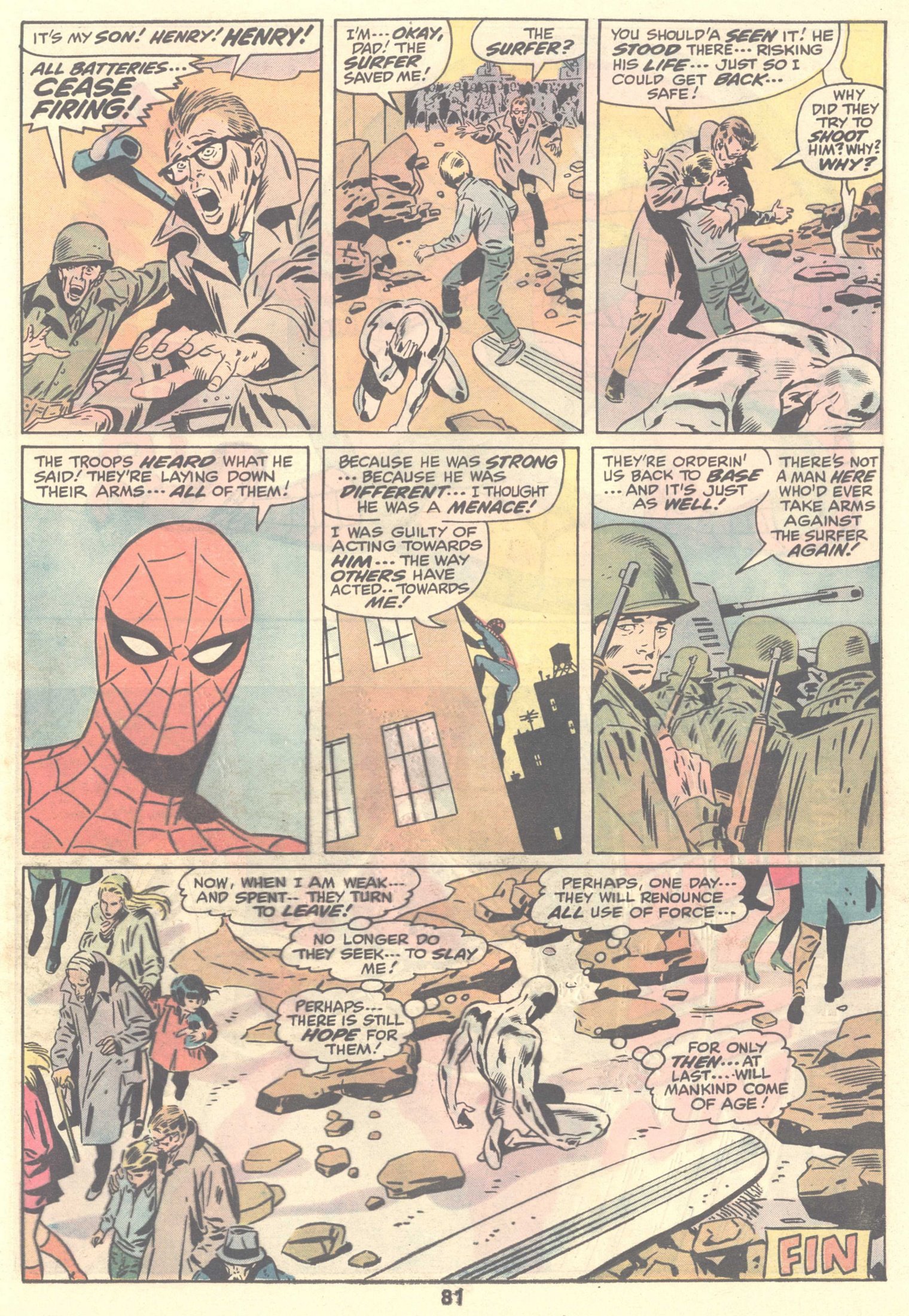 Read online Marvel Treasury Edition comic -  Issue #9 - 81