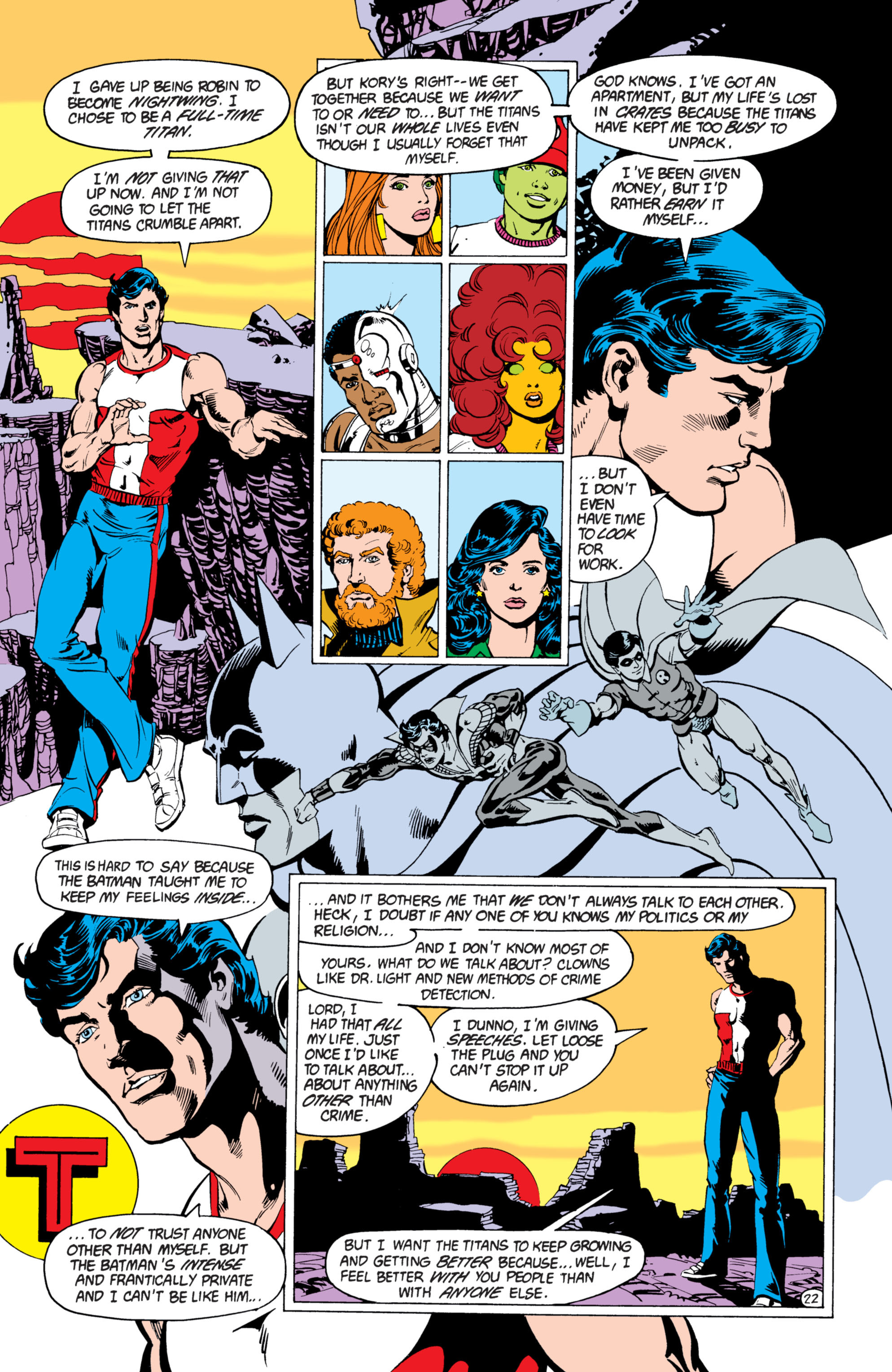 Read online The New Teen Titans (1984) comic -  Issue #6 - 22