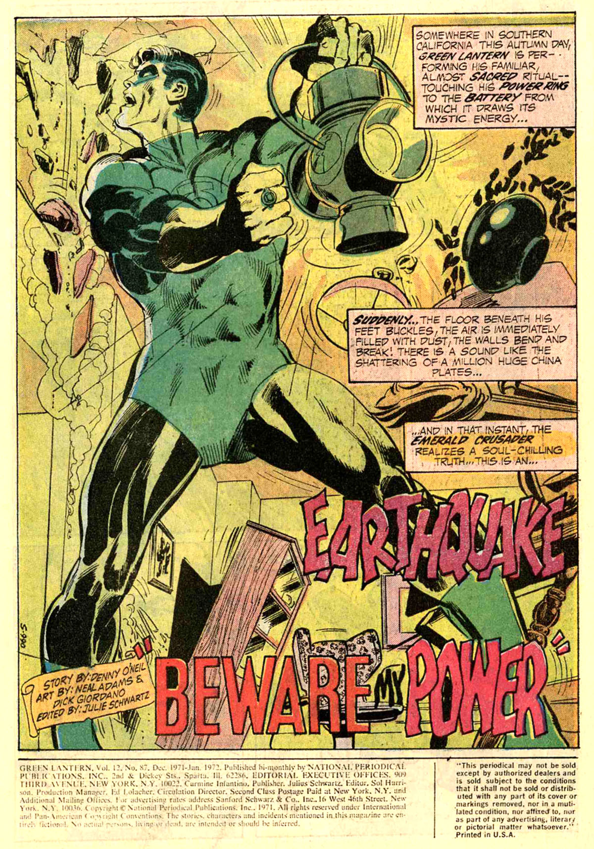 Read online Green Lantern (1960) comic -  Issue #87 - 3