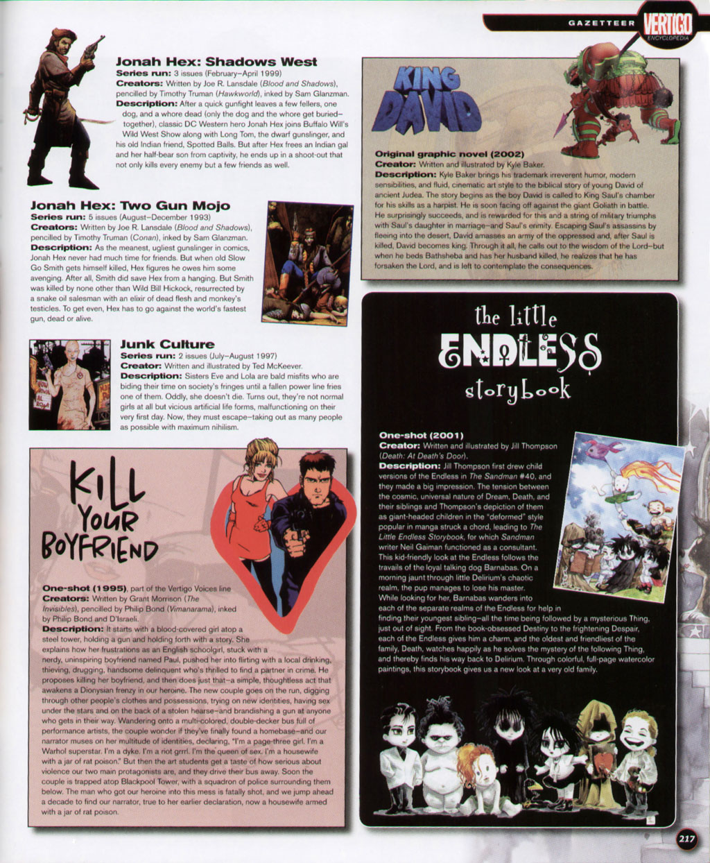 Read online The Vertigo Encyclopedia comic -  Issue # TPB (Part 3) - 17