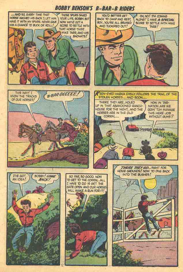 Read online Bobby Benson's B-Bar-B Riders comic -  Issue #5 - 32
