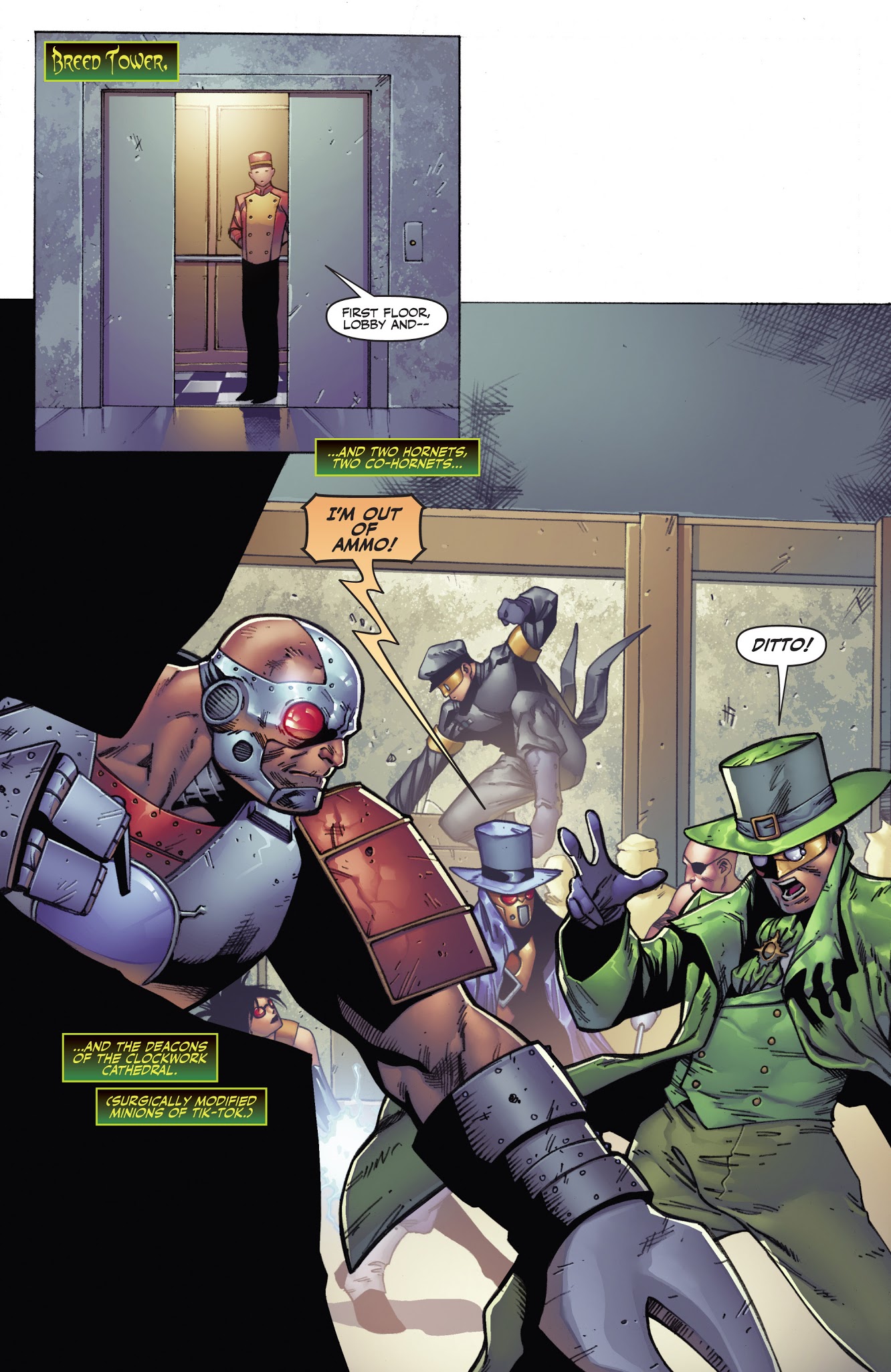 Read online Legenderry: Green Hornet comic -  Issue #5 - 3