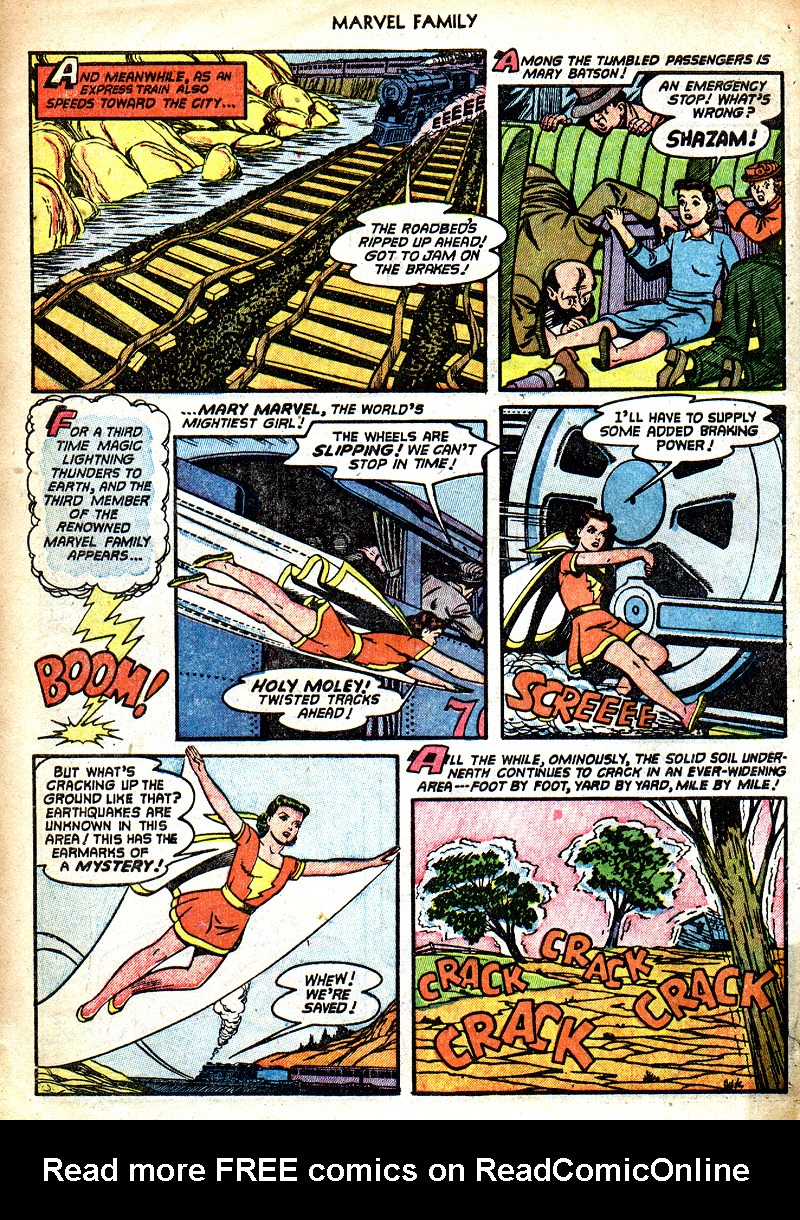 Read online The Marvel Family comic -  Issue #73 - 6