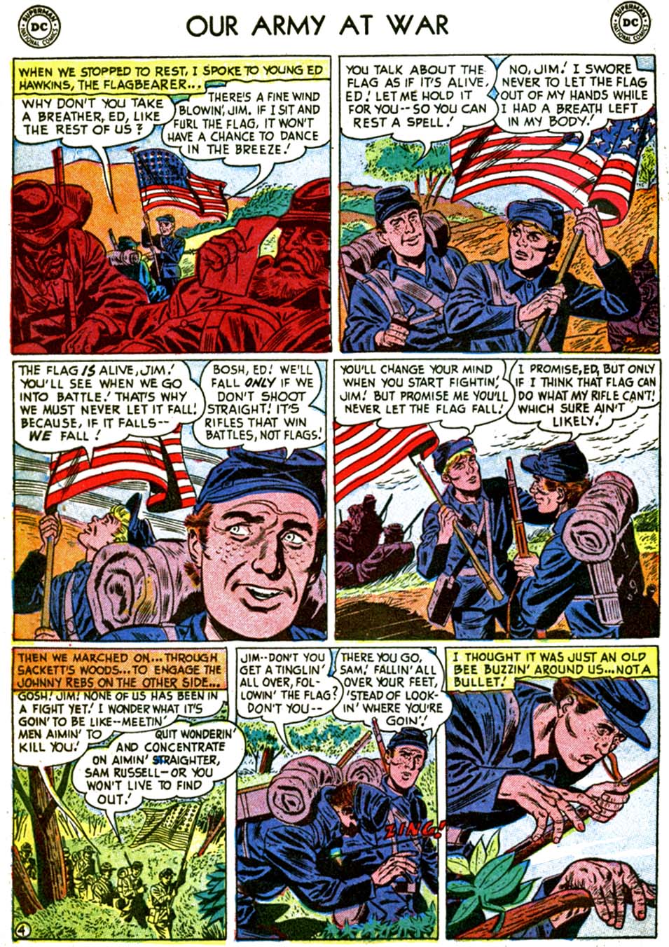 Read online Our Army at War (1952) comic -  Issue #6 - 6