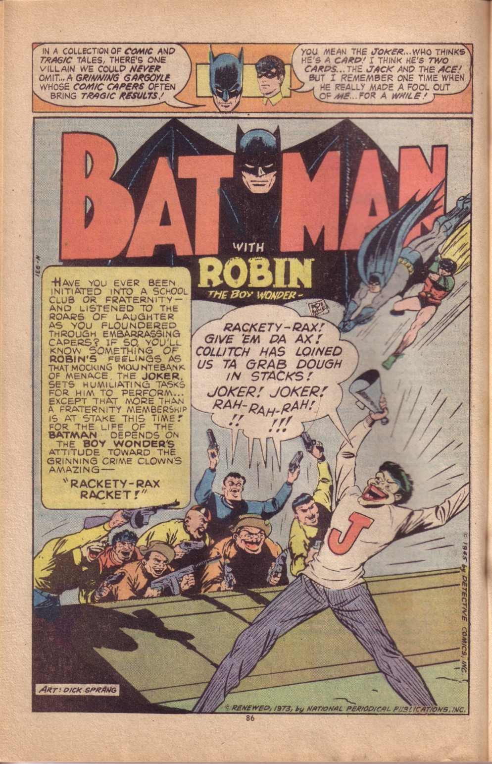 Read online Batman (1940) comic -  Issue #257 - 86