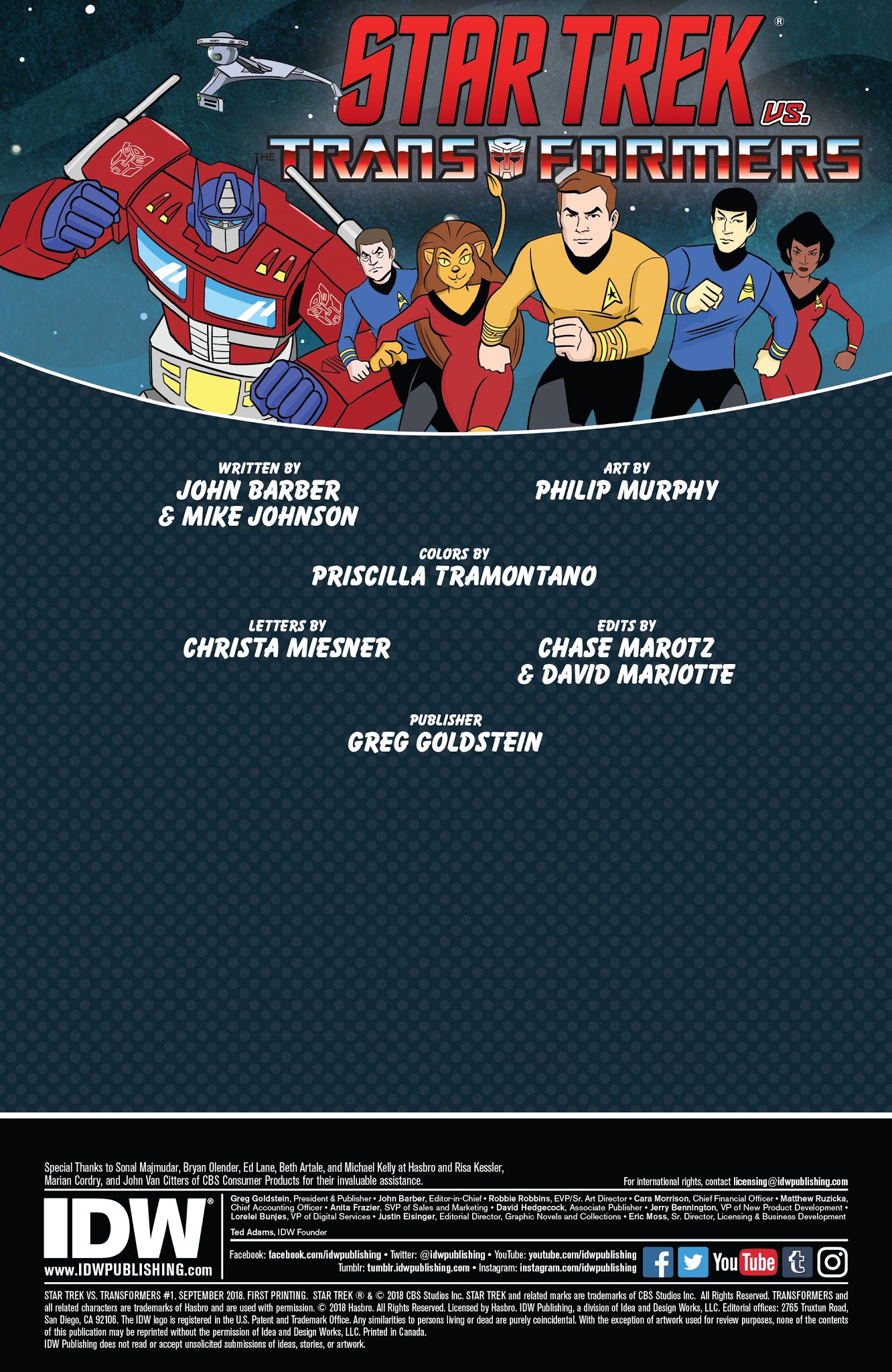 Read online Star Trek vs. Transformers comic -  Issue #1 - 2