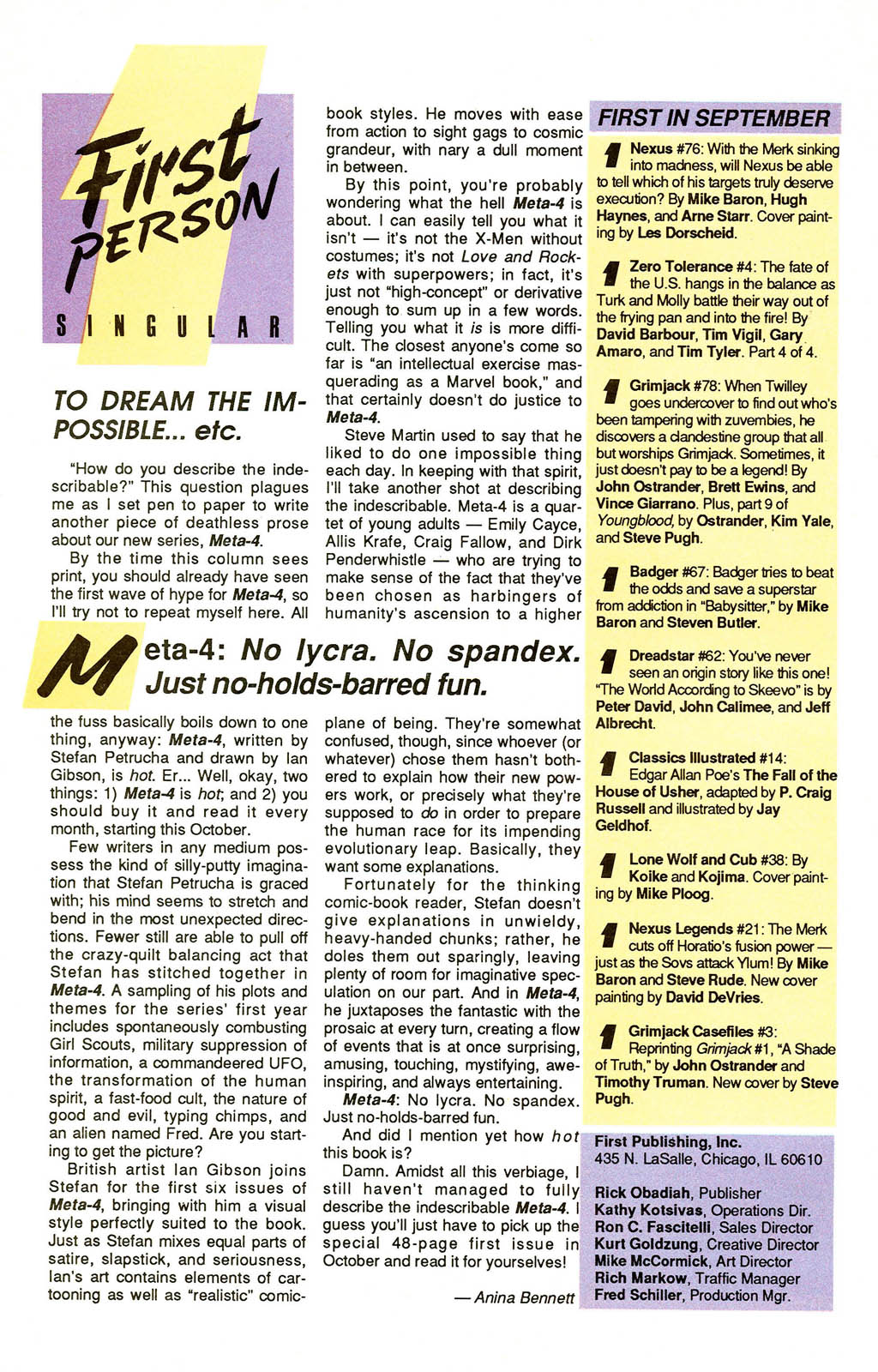 Read online Grimjack comic -  Issue #78 - 14