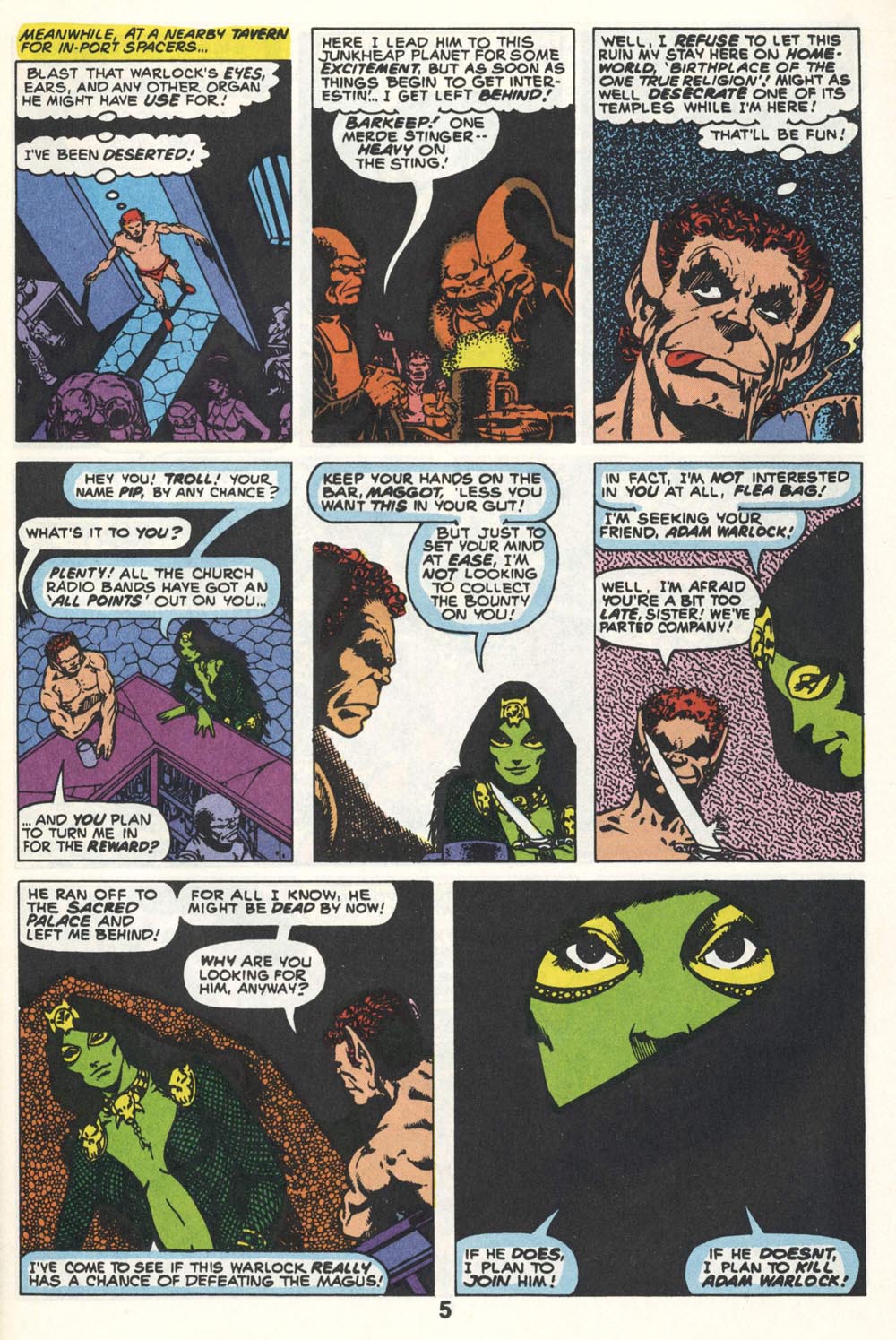 Read online Warlock (1992) comic -  Issue #2 - 7