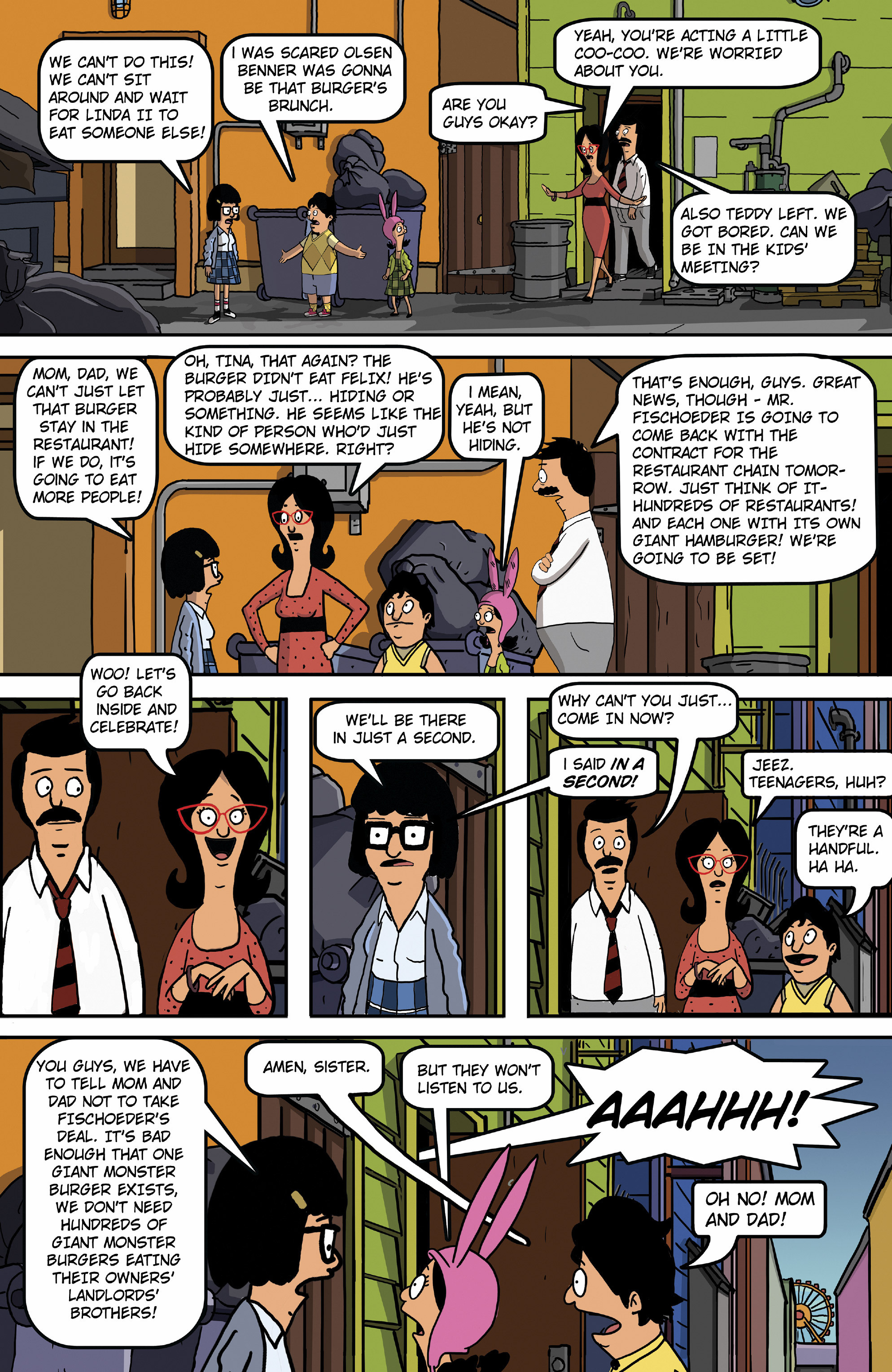 Read online Bob's Burgers (2015) comic -  Issue #16 - 20