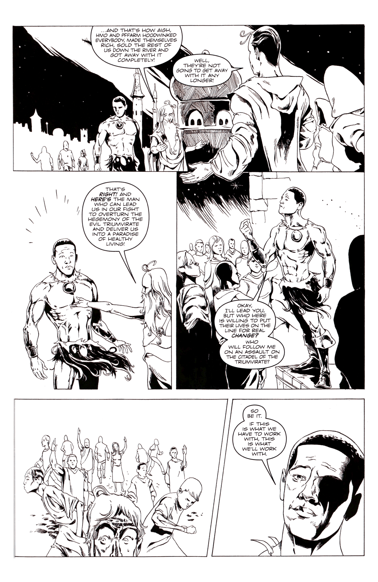 Read online Barack the Barbarian: The Fall of Red Sarah! comic -  Issue # Full - 35